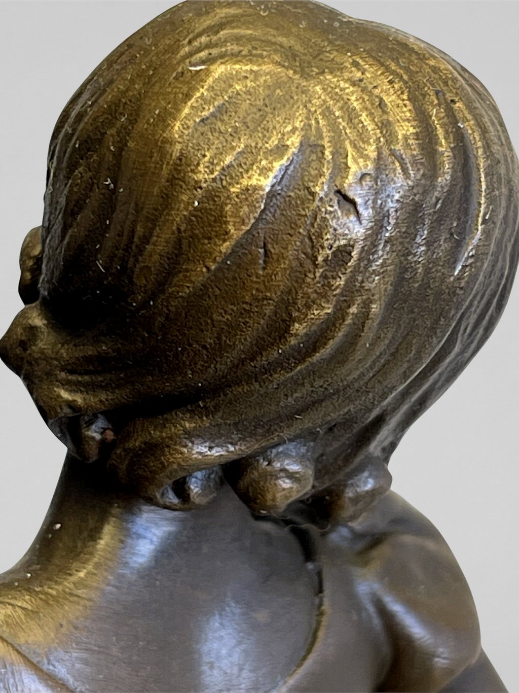 Sculpture Art Déco signée Preifs – Bronze BJB – danseuse – 32 cm