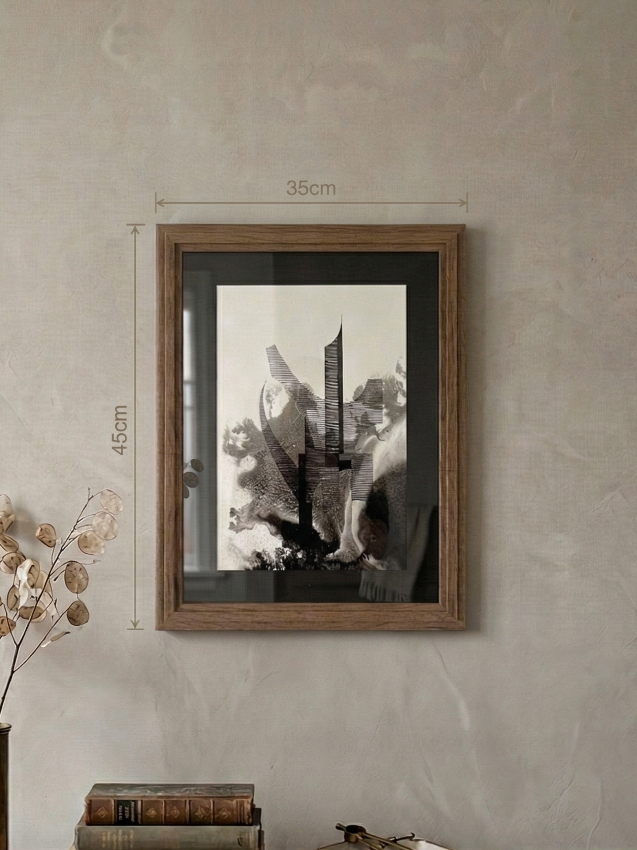 Œuvre originale sur papier signée Eugène Eechaut, réalisée à l’encre en 1973 - Encadrée
