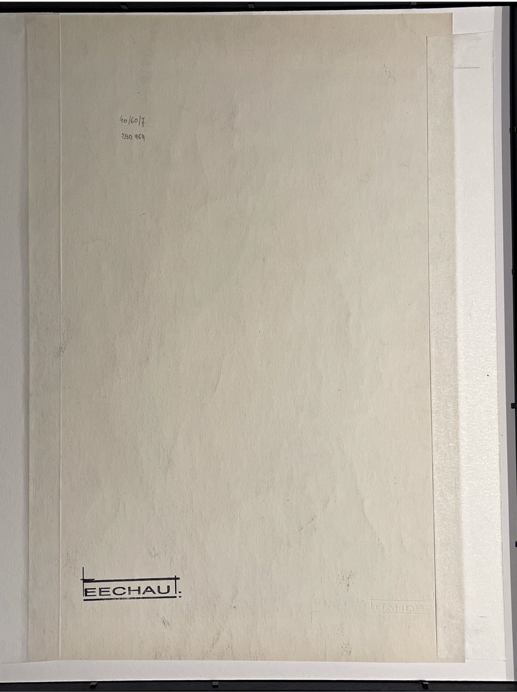 Eugène Eechaut - Dessin original à l’encre – 1969 – Œuvre unique – Encadré