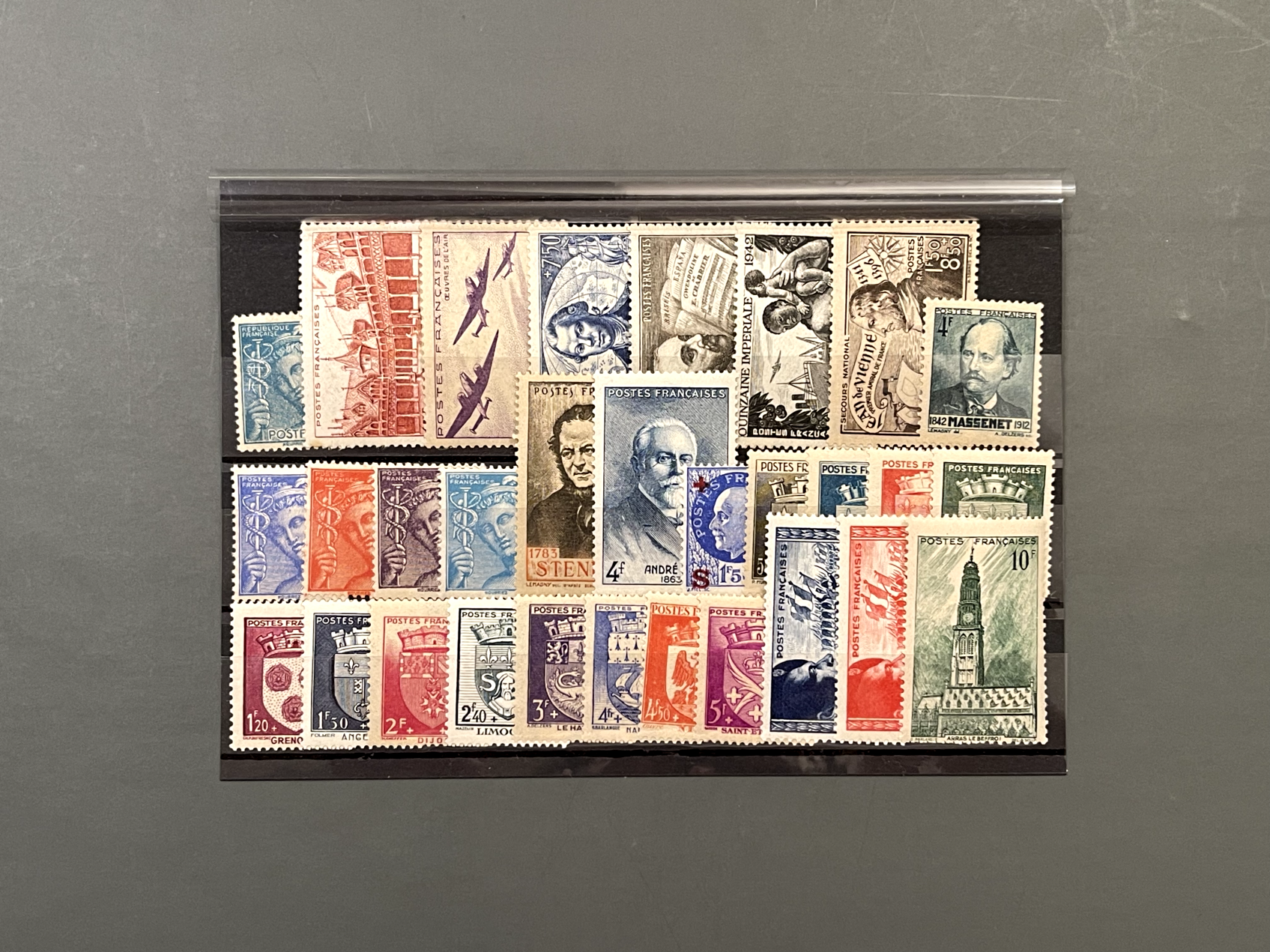 Timbre France Collection - Année 1942 complète - NEUFS** sans charnière - MNH