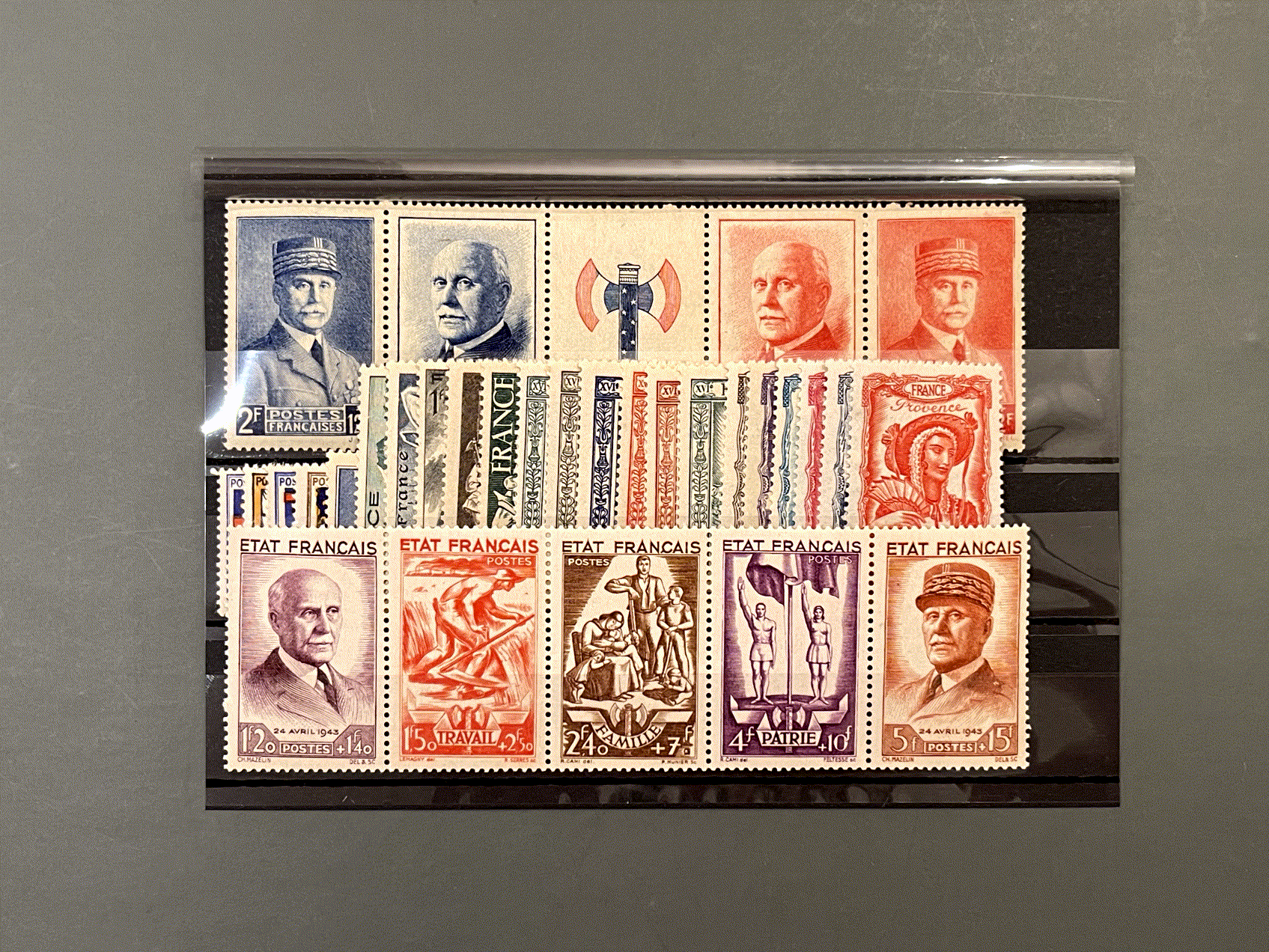 Timbre France Collection - Année 1943 complète - NEUFS** sans charnière - MNH