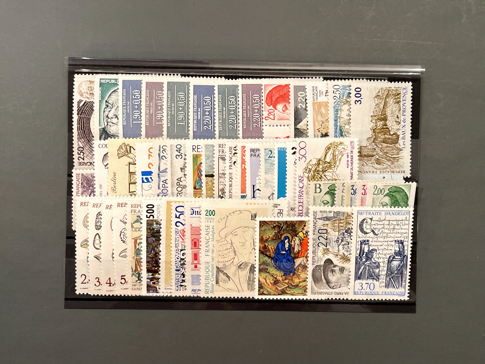 Timbre France Collection - Année 1987 complète - NEUFS** sans charnière - MNH