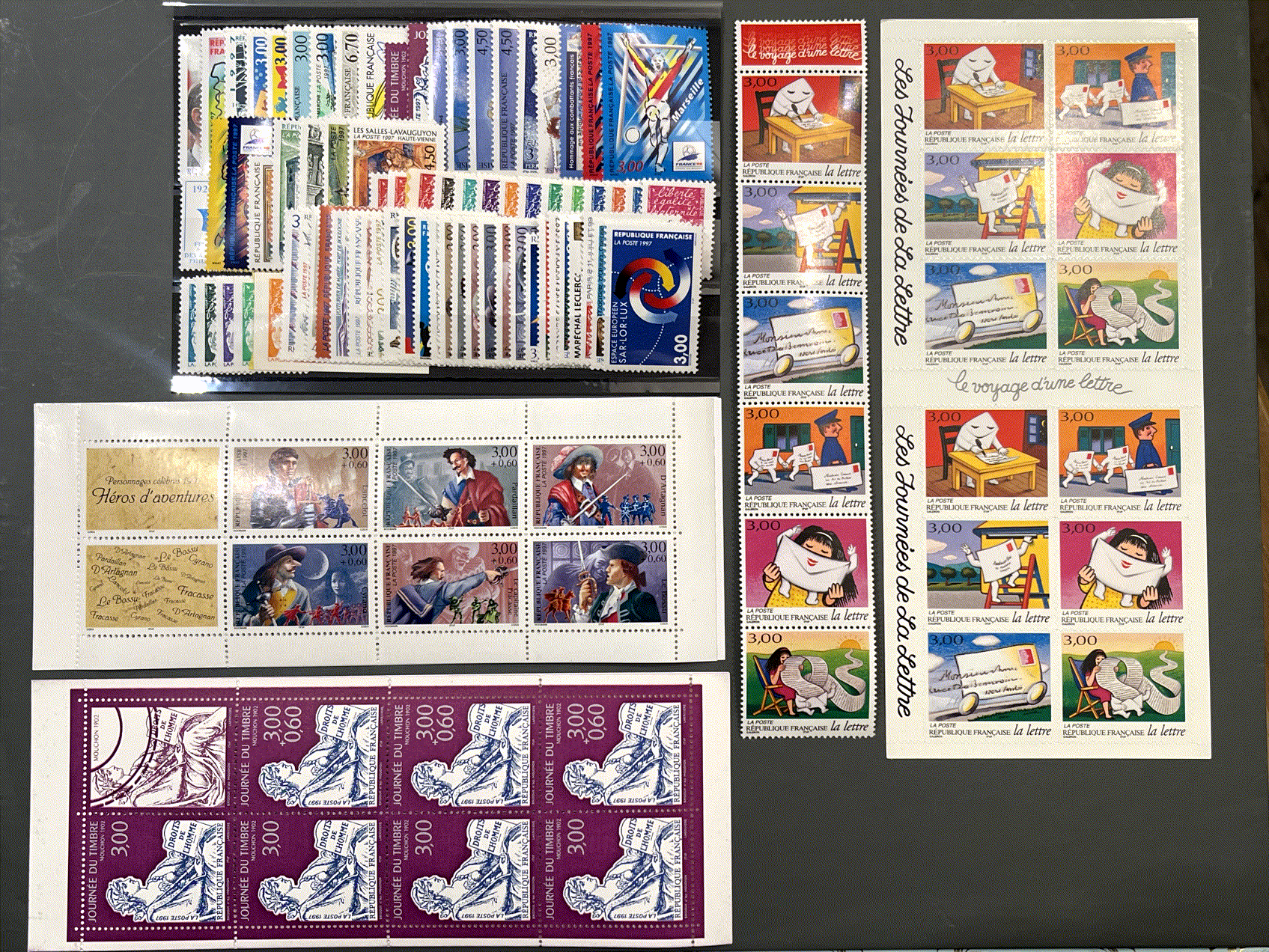 France Stamp Collection - Full Year 1997 - **MINT** never hinged + Booklets - MNH