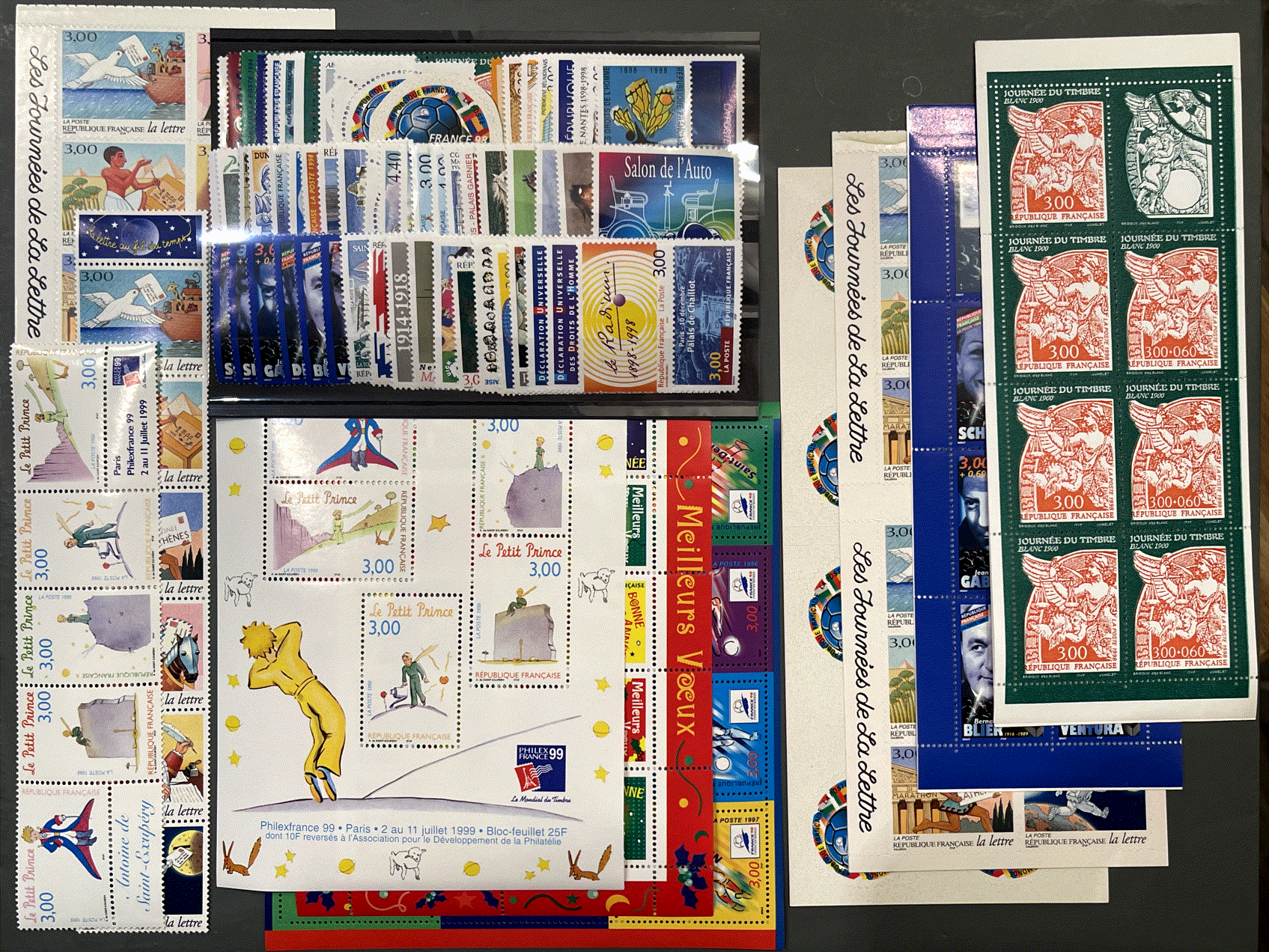 Timbre France Collection - Année 1998 complète - NEUFS** sans charnière + Carnets + Blocs - MNH