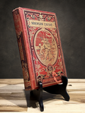 Livre ancien “Aventures de Robinson Crusoé” – Daniel De Foë – Émile Guérin Éditeur – Fin XIXe siècle – Reliure rouge illustrée