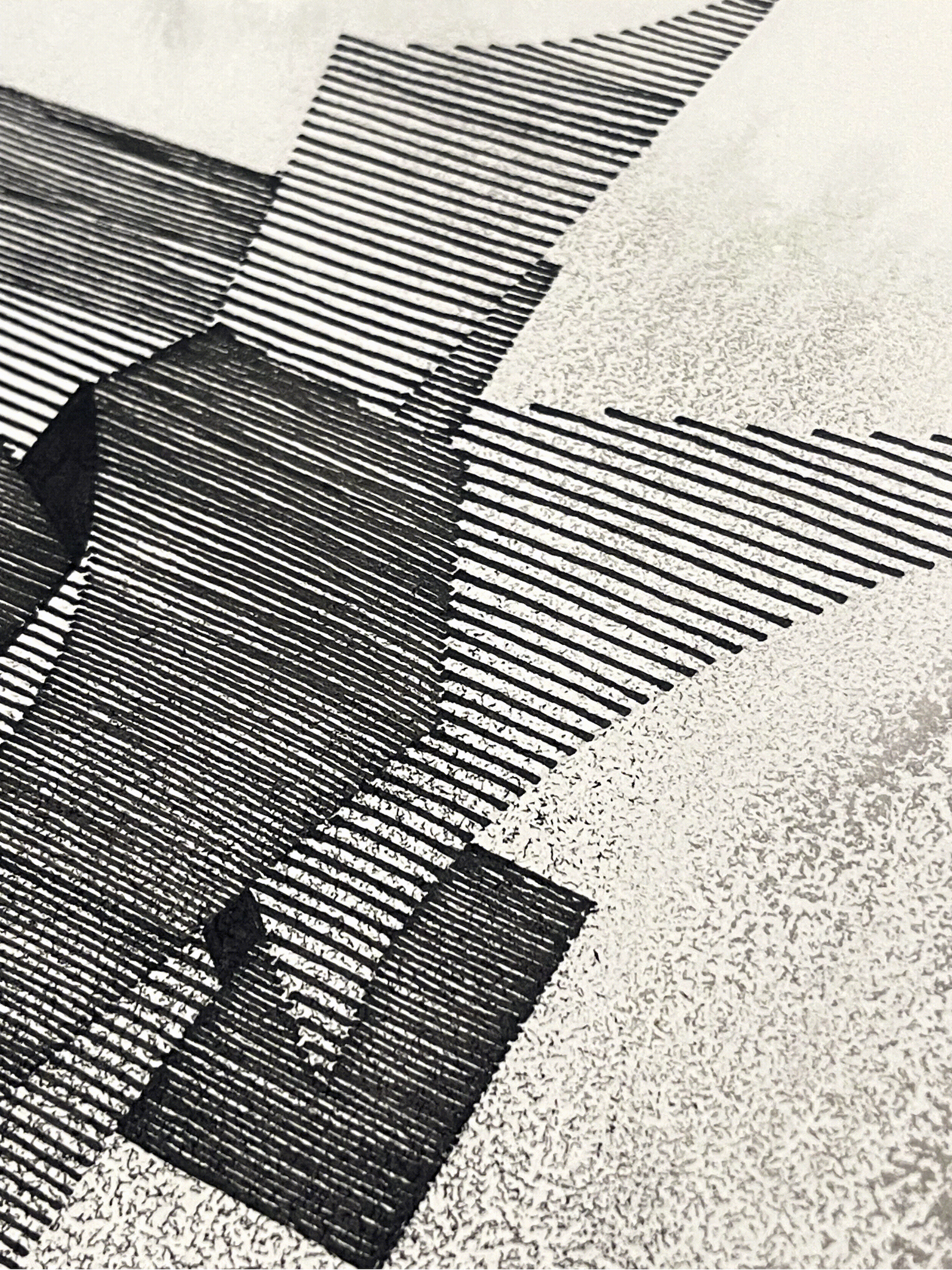 Œuvre originale sur papier encadrée, signée Eugène Eechaut, réalisée à l’encre en 1973