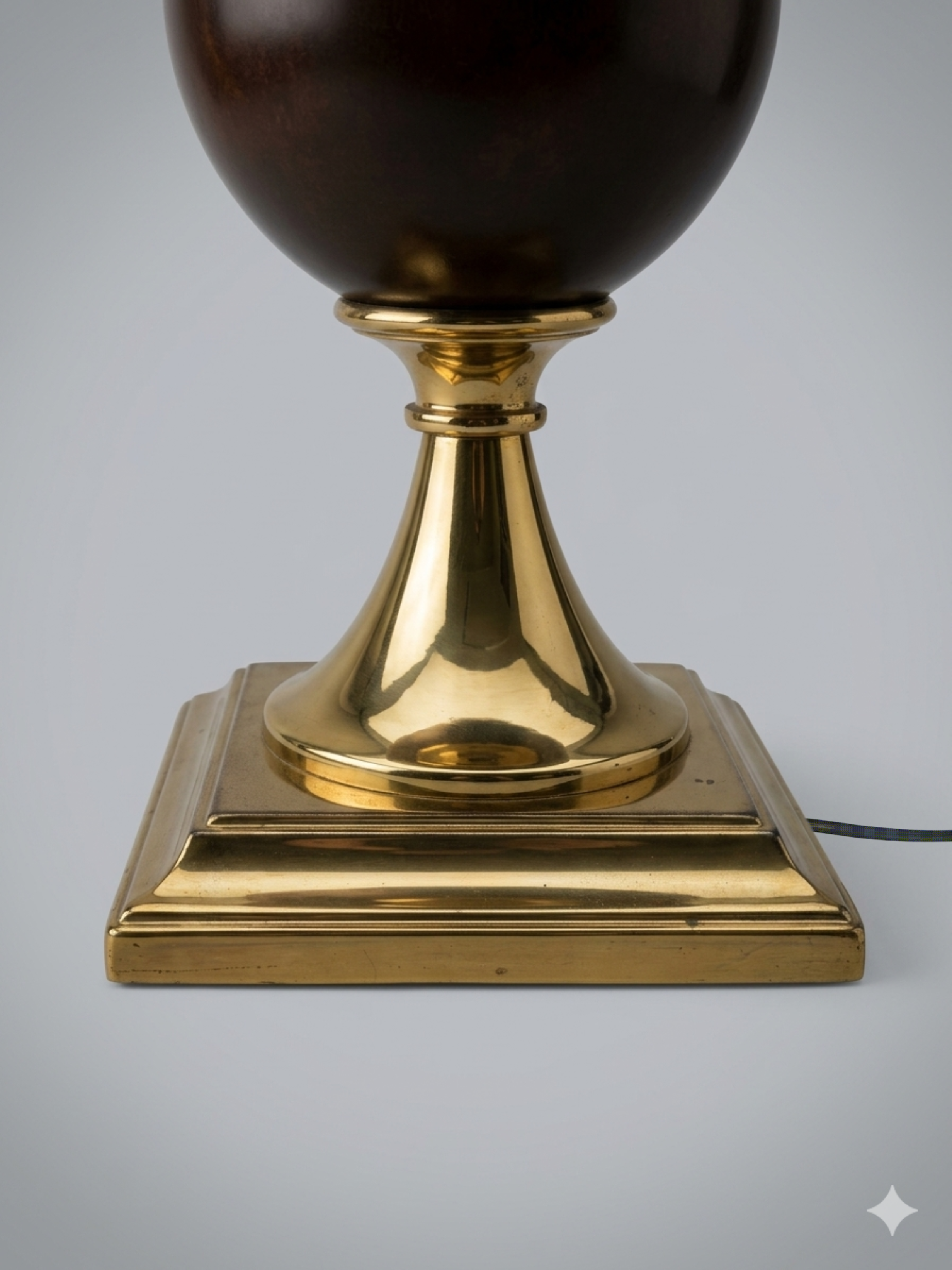 Deknudt Table Lamp – Brass & Ceramic – Neoclassical style – Ref 3615/1 - H.63 cm