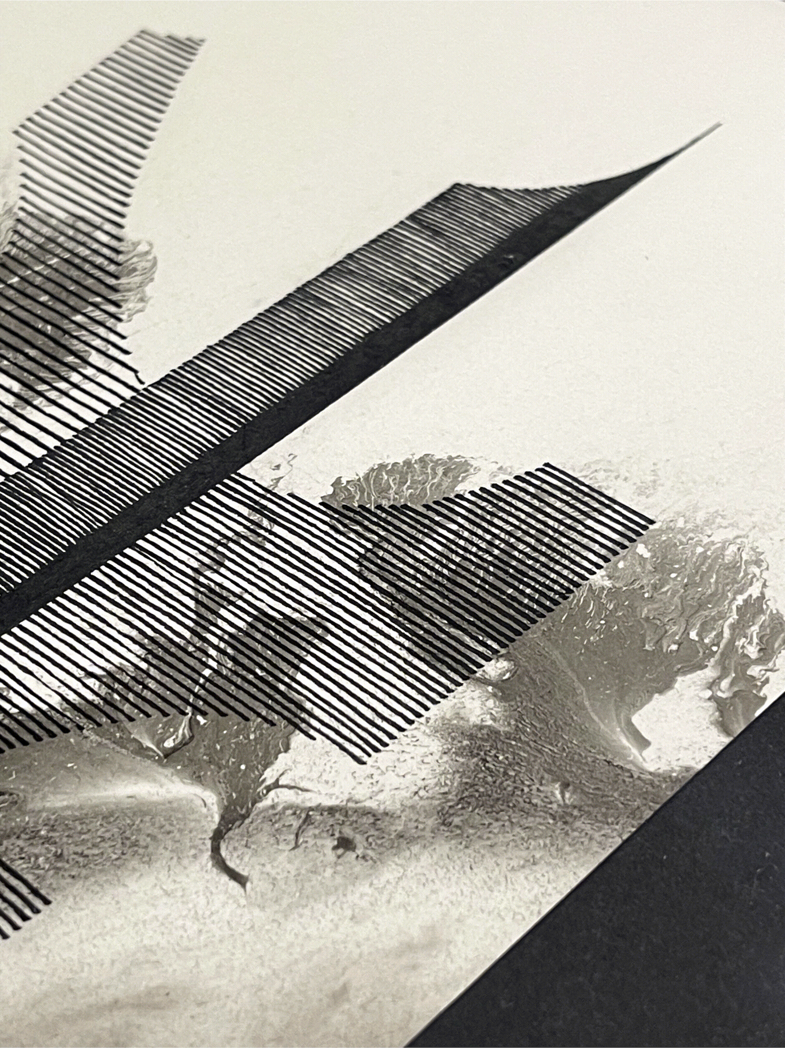 Œuvre originale sur papier signée Eugène Eechaut, réalisée à l’encre en 1973 - Encadrée