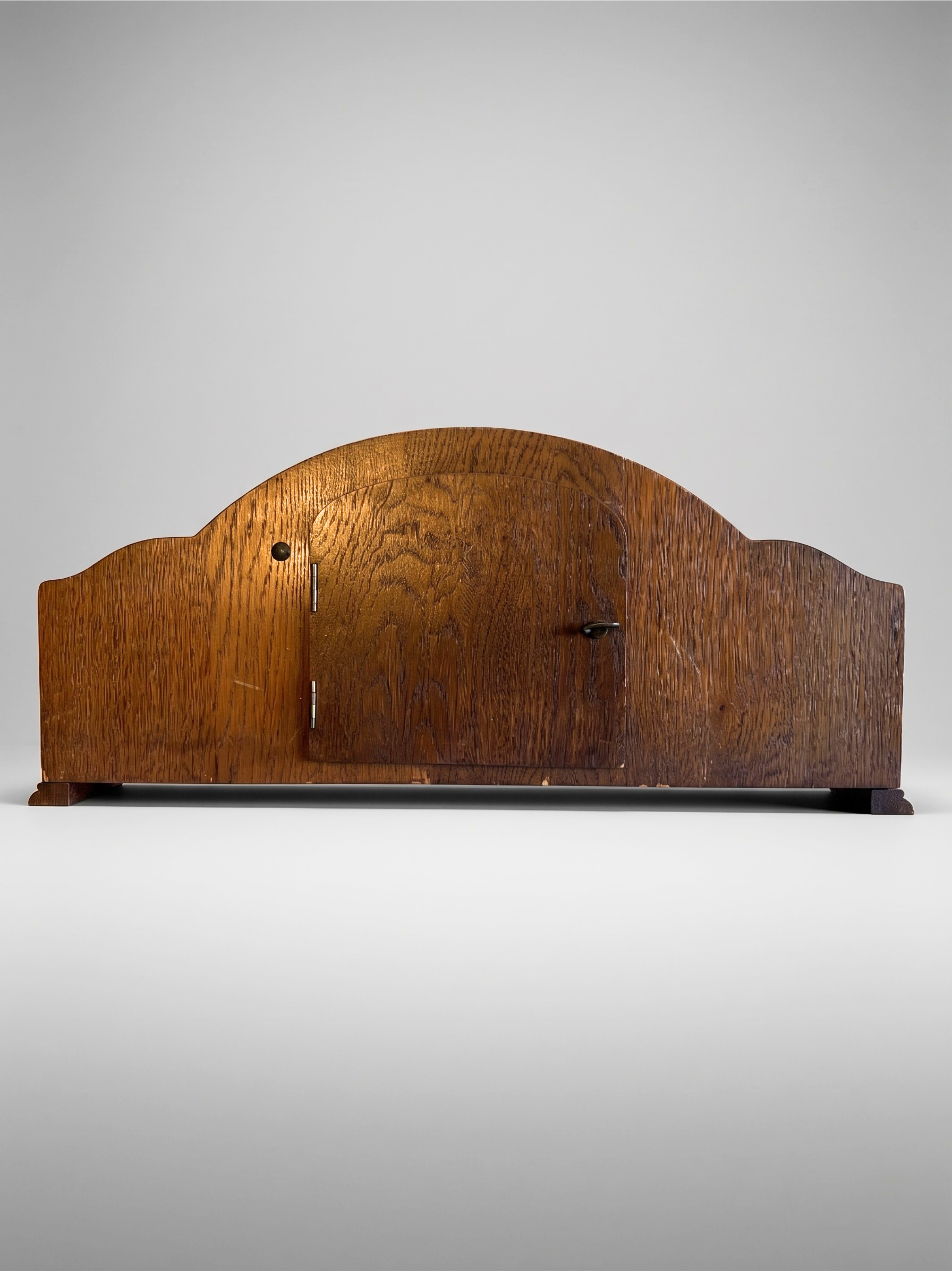 Art Deco Junghans mantel clock in veneered wood – mechanical movement – 1940s