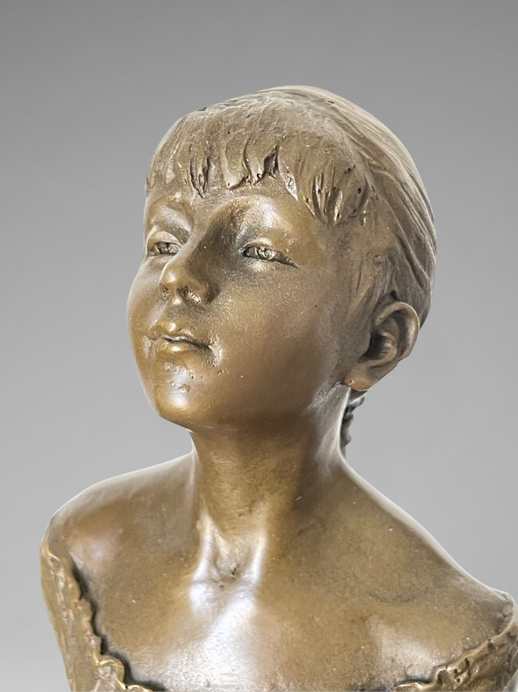 Sculpture de danseuse en bronze patiné d’après Degas – Édition JB Paris sur socle noir – 38 cm - 5,4kg