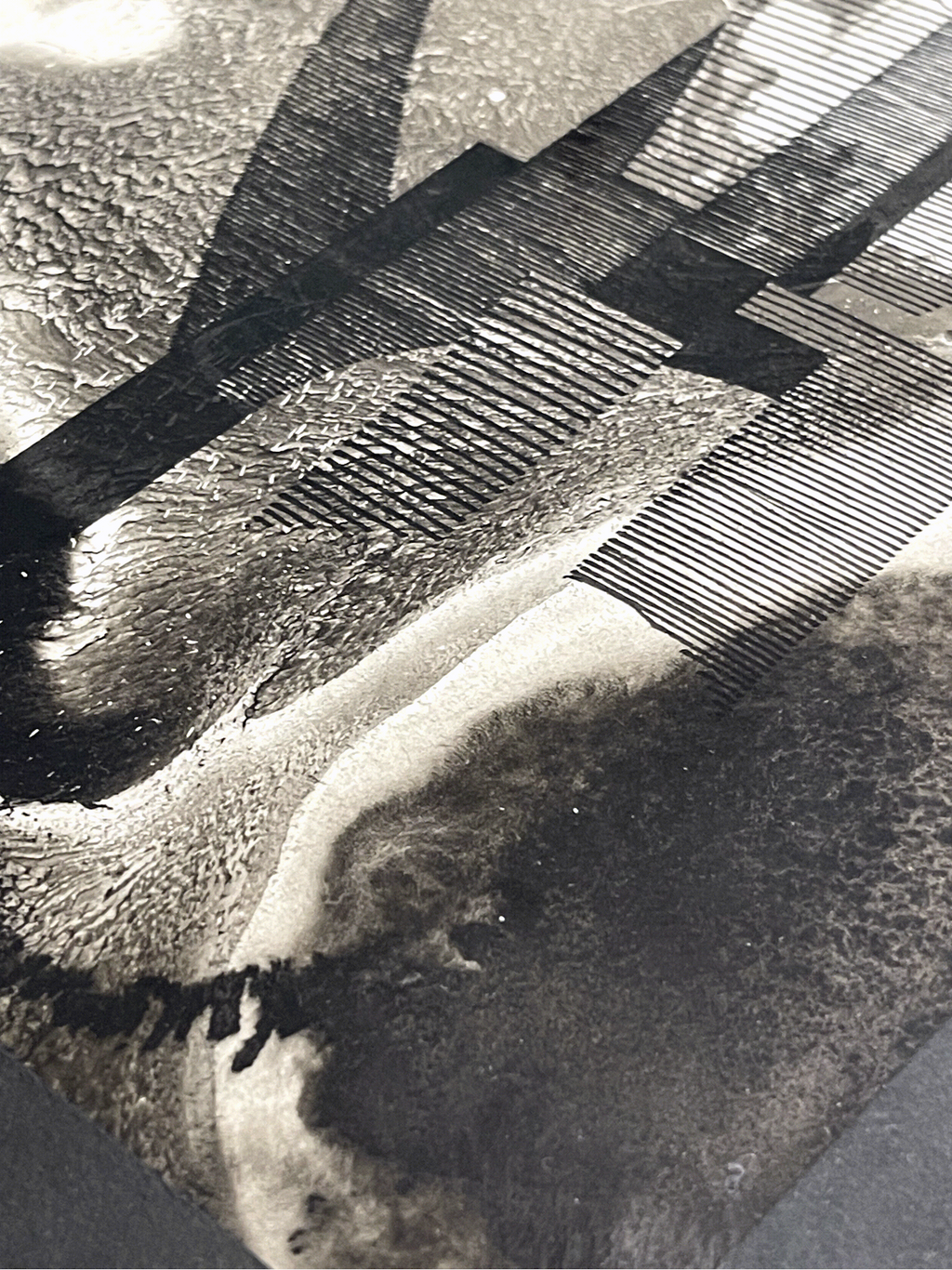 Œuvre originale sur papier signée Eugène Eechaut, réalisée à l’encre en 1973 - Encadrée