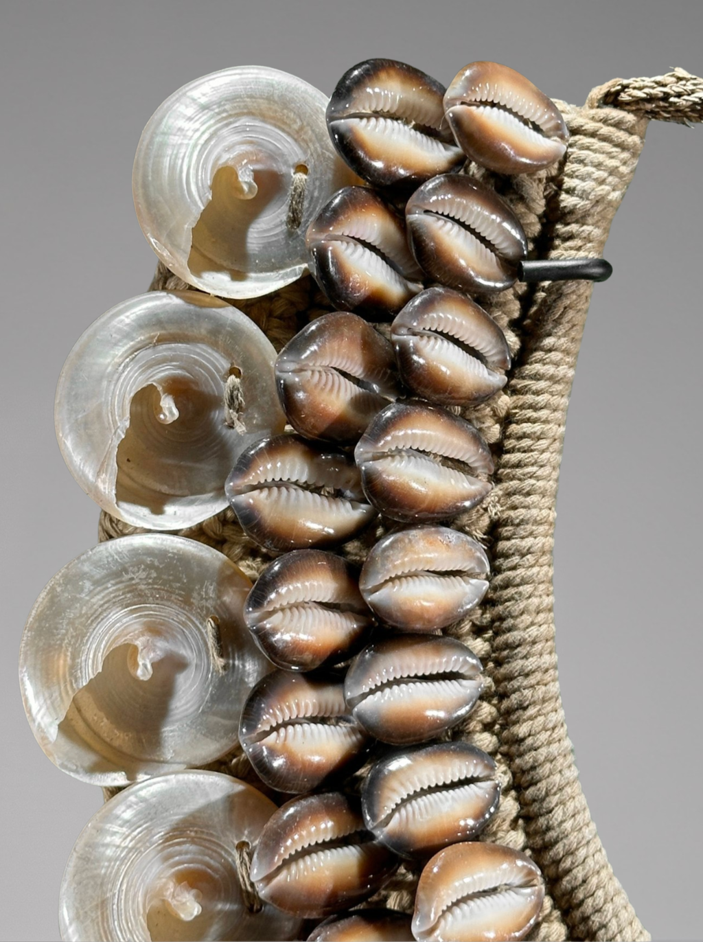 Dekoratives ethnisches Muschelornament – Ozeanien – 40 cm