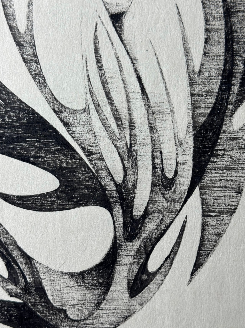 Eugène Eechaut - Dessin original à l’encre – 1969 – Œuvre unique – Encadré