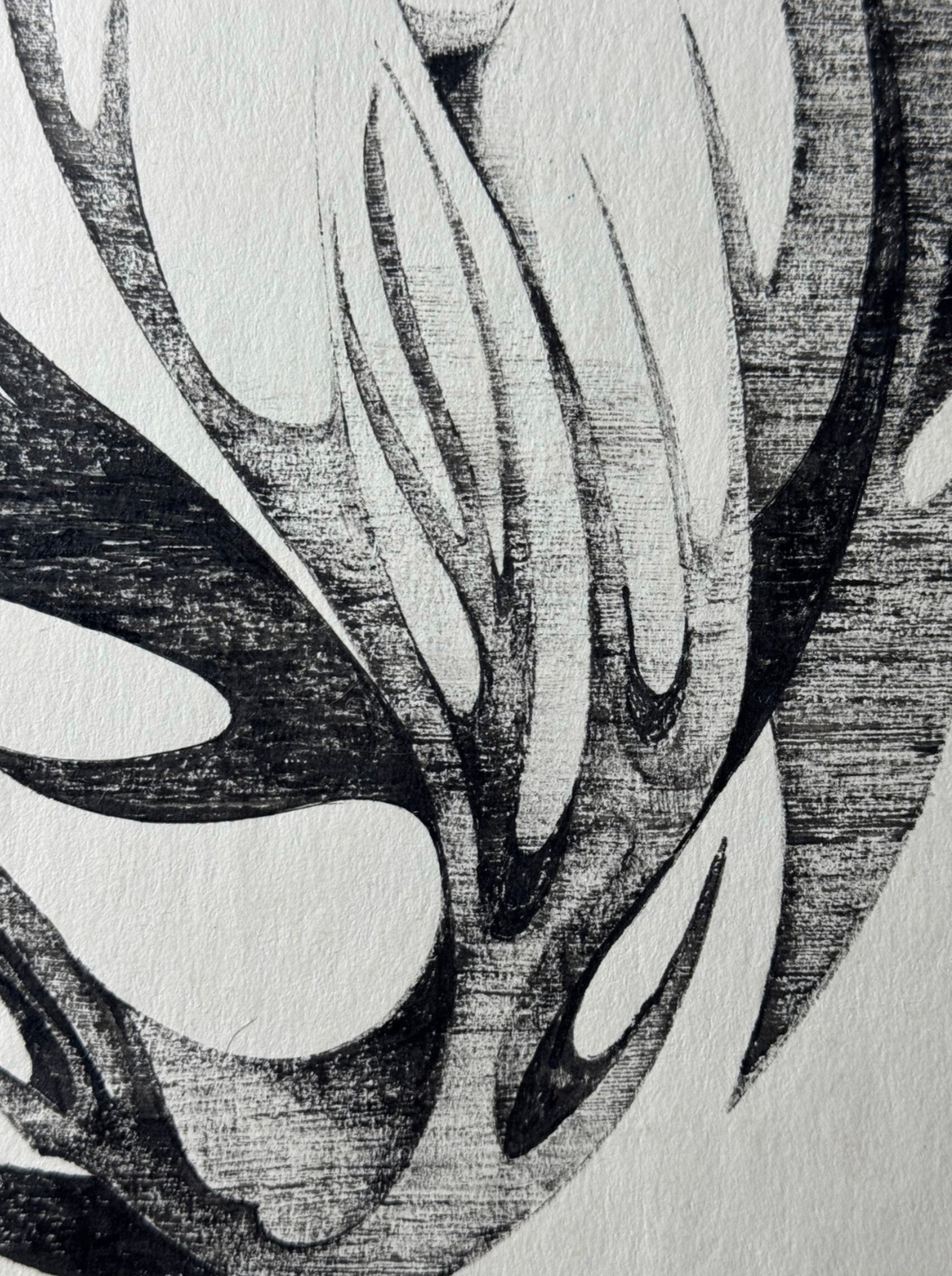 Eugène Eechaut - Dessin original à l’encre – 1969 – Œuvre unique – Encadré