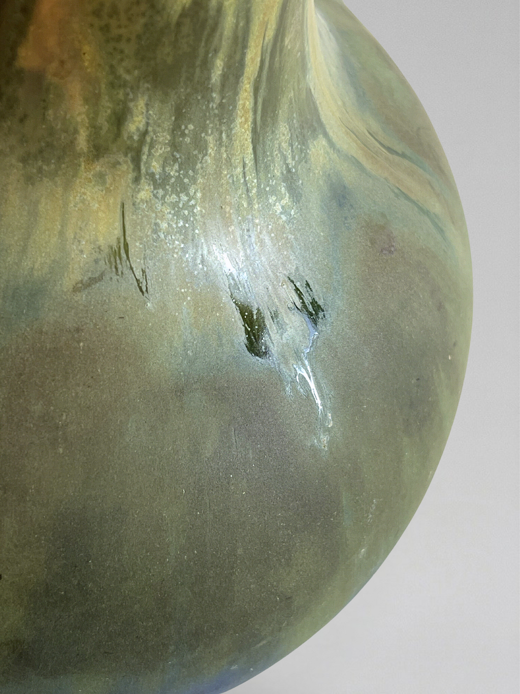 Signed G. Méténier Ceramic Art Vase, France, circa 1960–1970