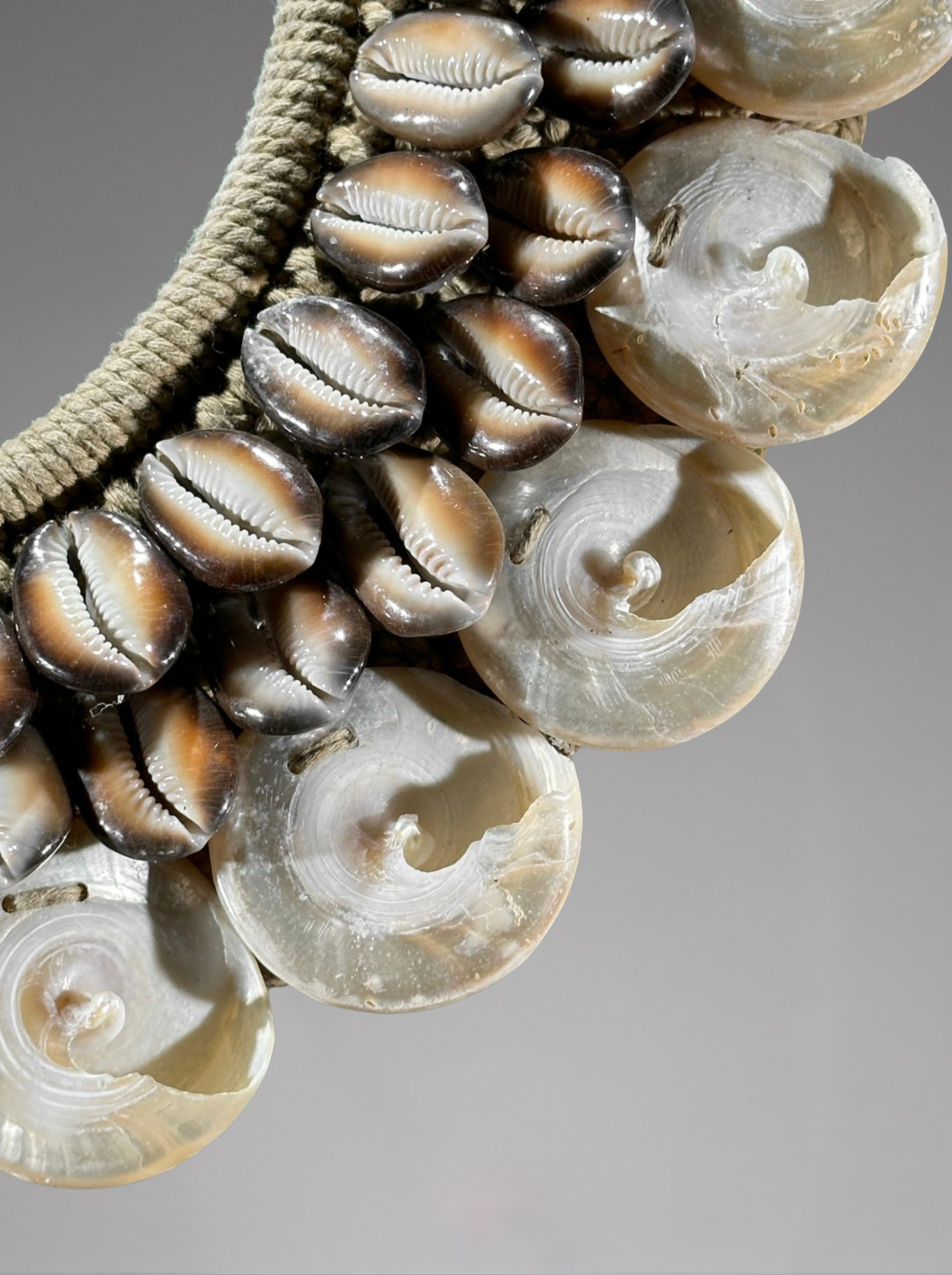 Dekoratives ethnisches Muschelornament – Ozeanien – 40 cm
