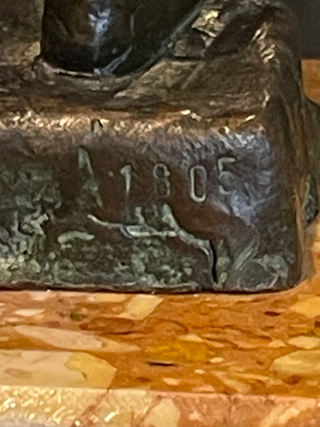 Bronze ancien signé Schmidt-Felling – Jeune garçon – Sculpture Belle Époque - 24cm