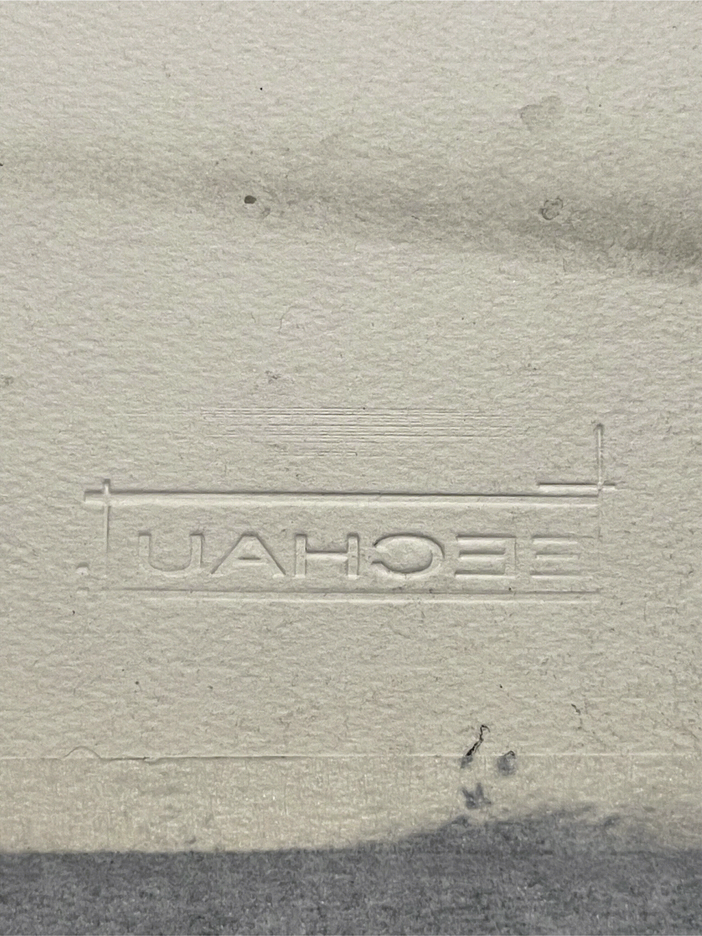 Œuvre originale sur papier encadrée, signée Eugène Eechaut, réalisée à l’encre en 1973