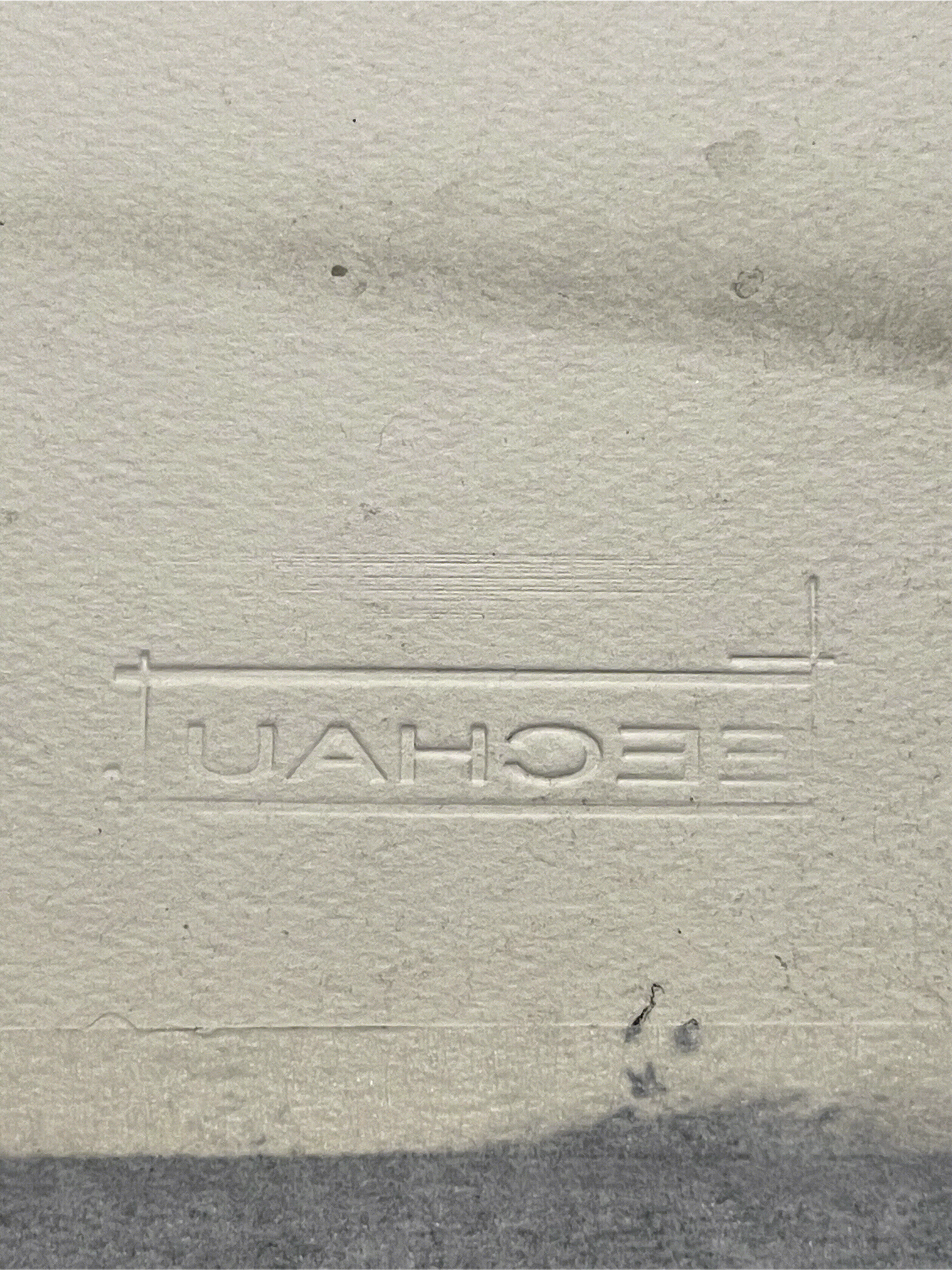 Œuvre originale sur papier encadrée, signée Eugène Eechaut, réalisée à l’encre en 1973