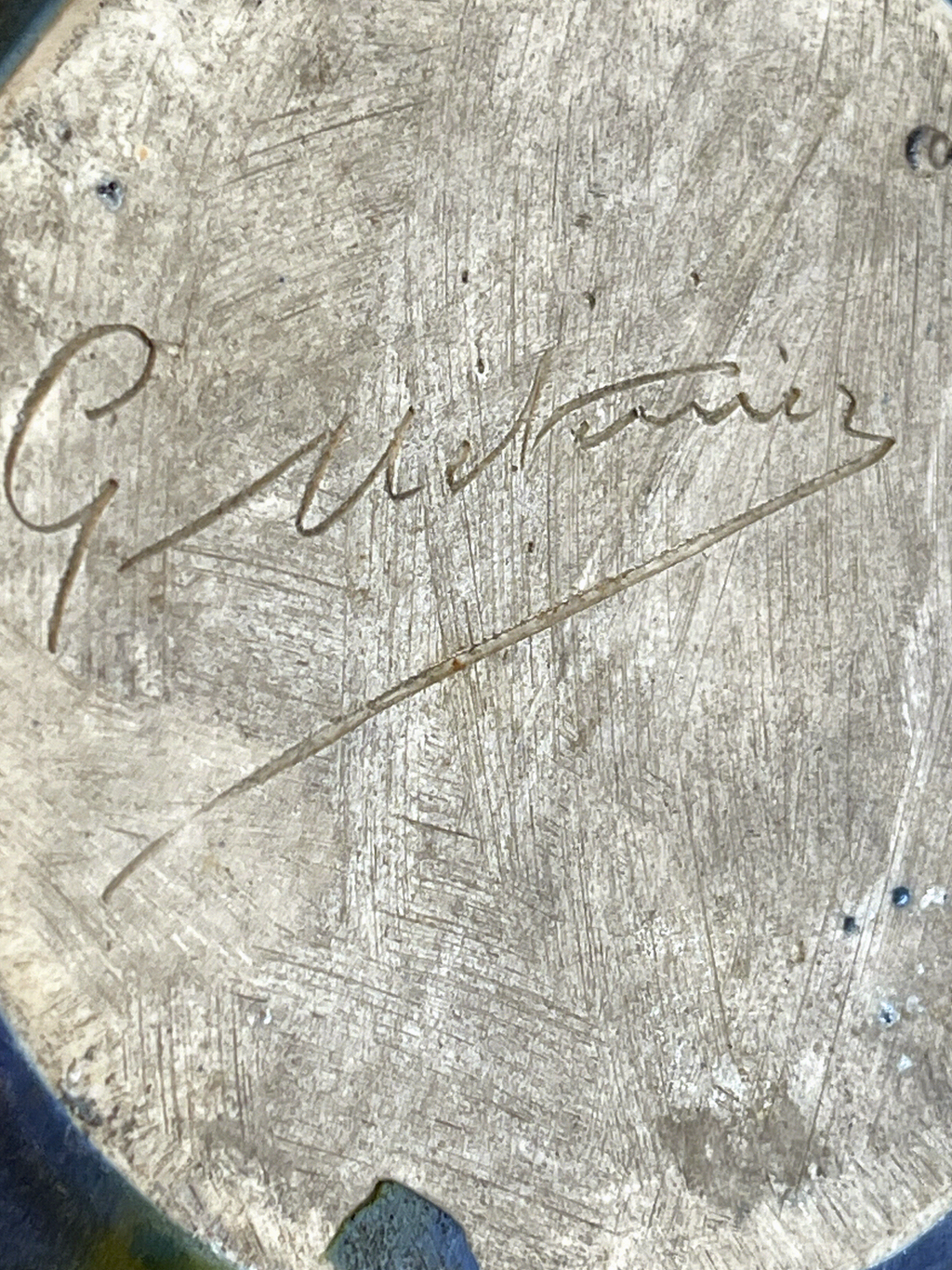 Signed G. Méténier Ceramic Art Vase, France, circa 1960–1970