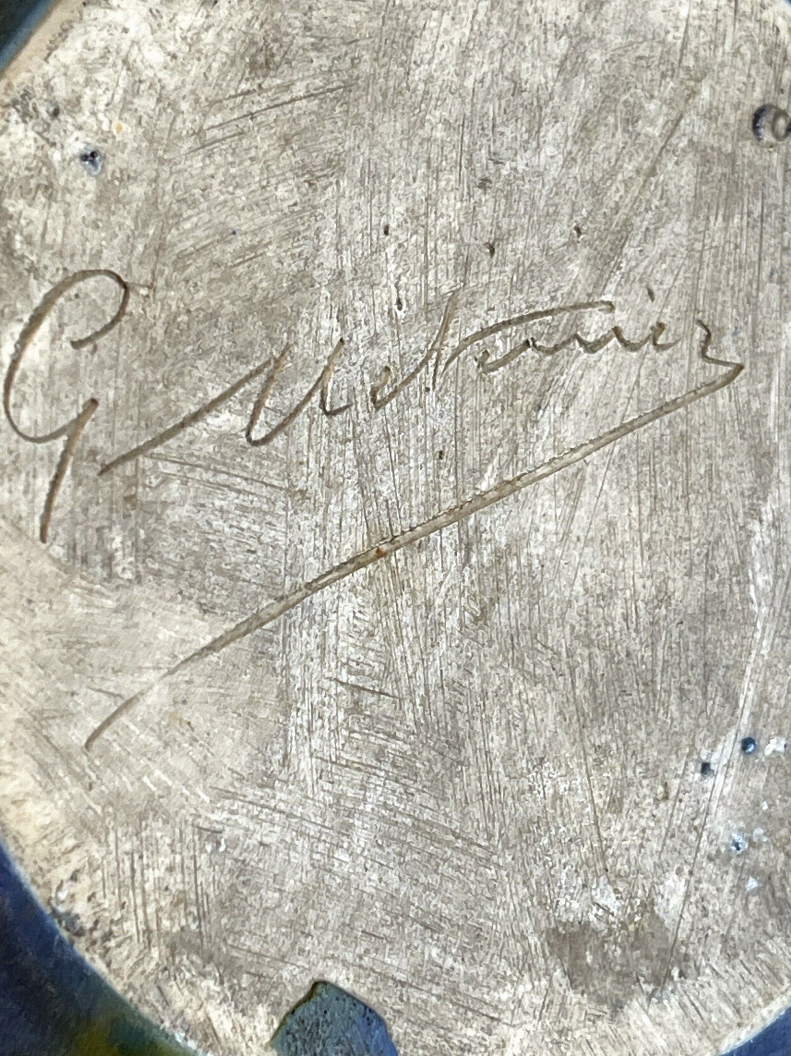 Signed G. Méténier Ceramic Art Vase, France, circa 1960–1970