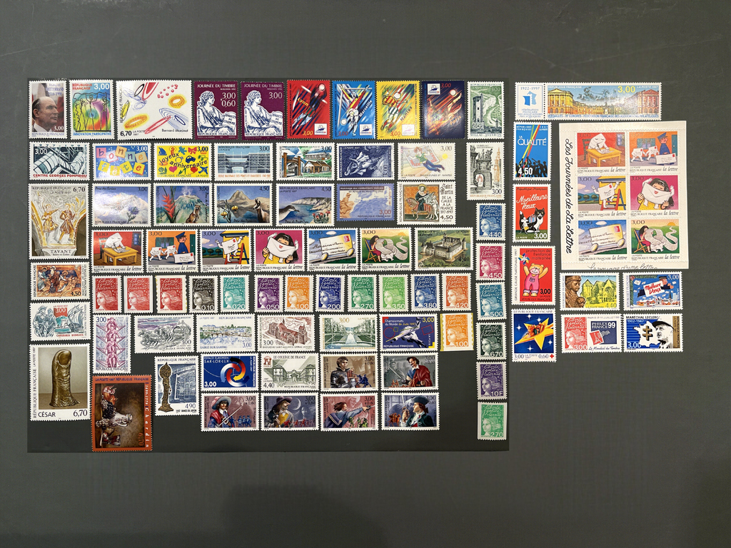 Timbre France Collection - Année 1997 complète - NEUFS** sans charnière - MNH