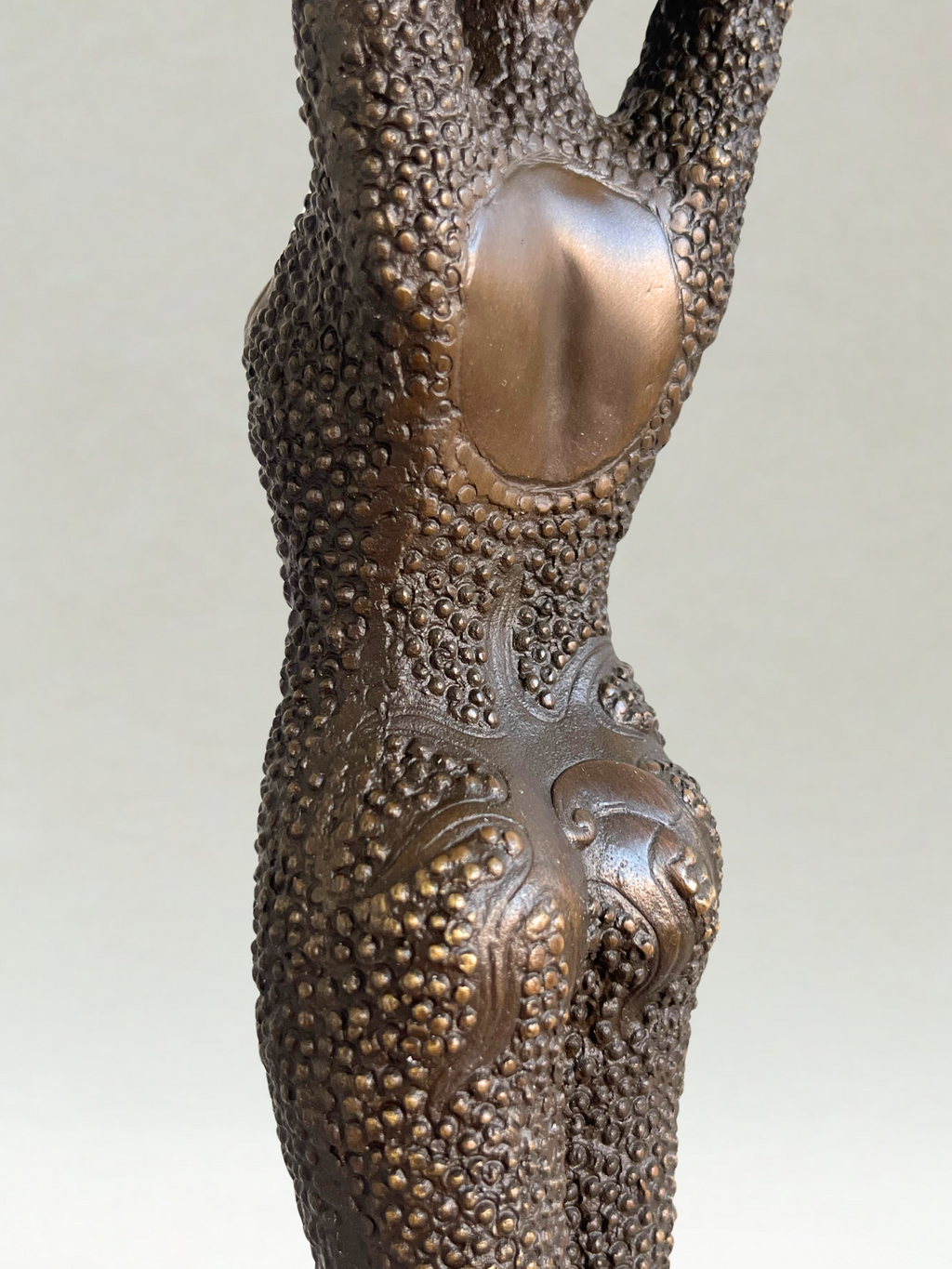Art Deco style bronze sculpture – Dancer – signed D. H. Chiparus – 47 cm