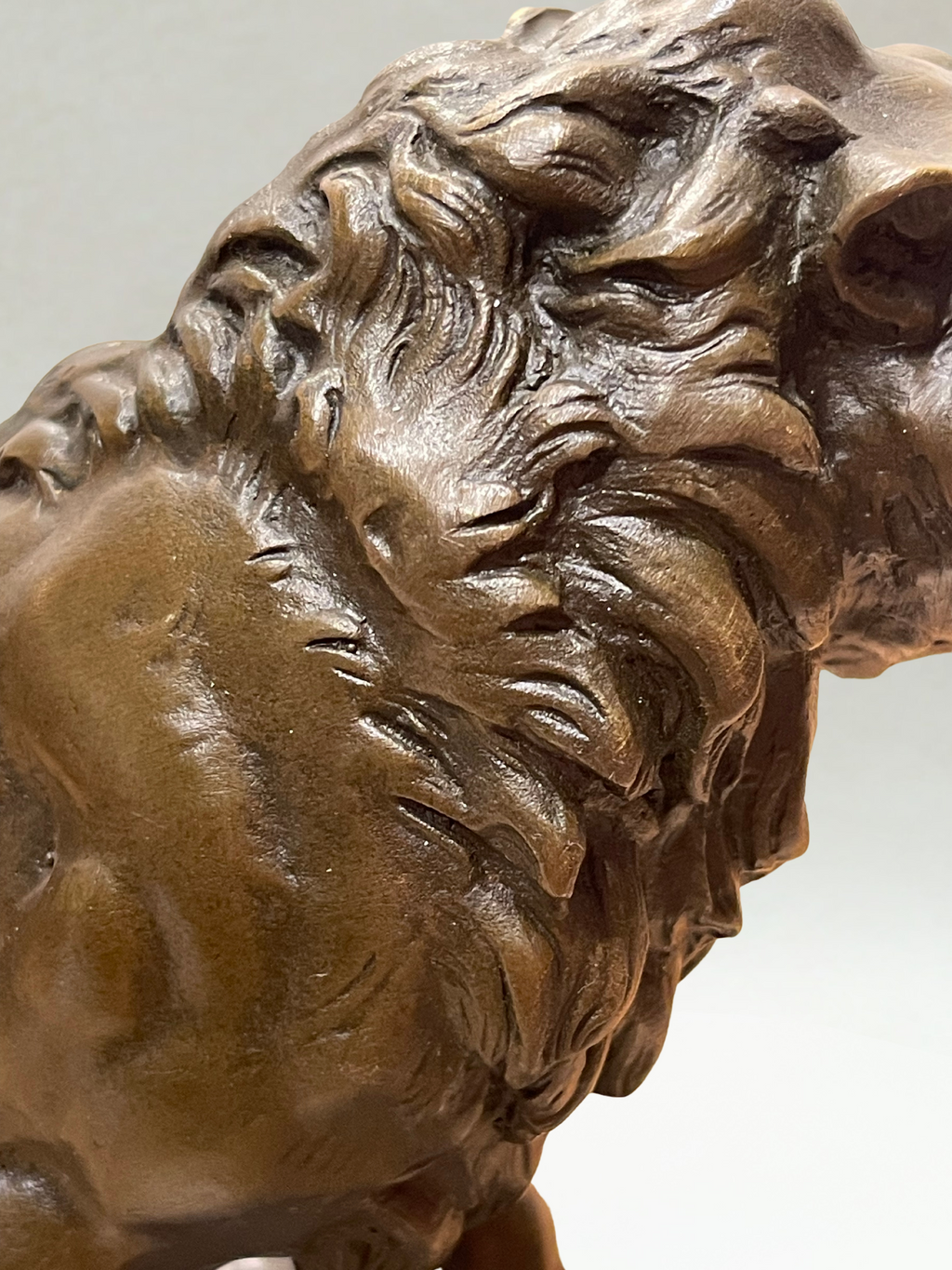 Bronze animalier – Lion – CH. Valton – Fonderie Paris – 20cm - 5,2 kg