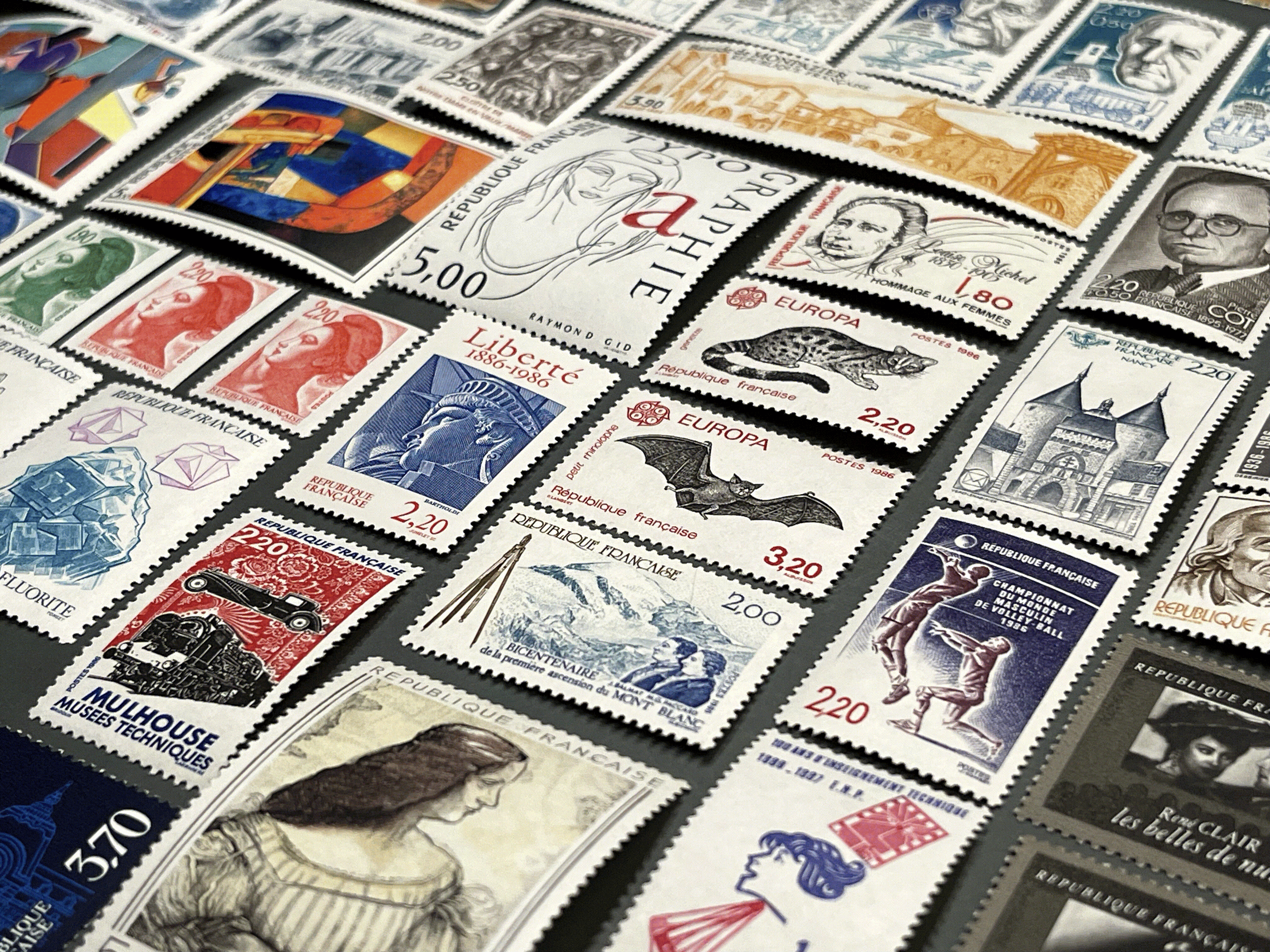 Timbre France Collection - Année 1986 complète - NEUFS** sans charnière - MNH