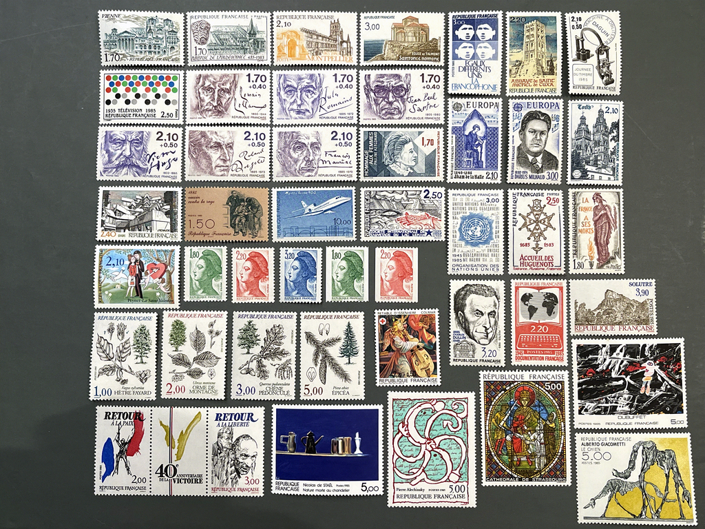 Timbre France Collection - Année 1985 complète - NEUFS** sans charnière - MNH