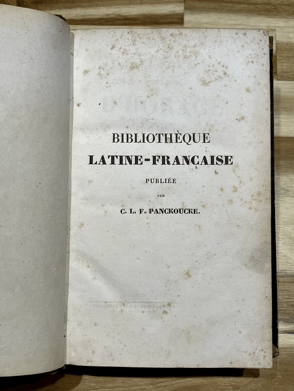 Œuvres Complètes d’Horace – Tome II – Édition bilingue Latin/Français de 1832 – C.L.F. Panckoucke – Reliure XIXe siècle