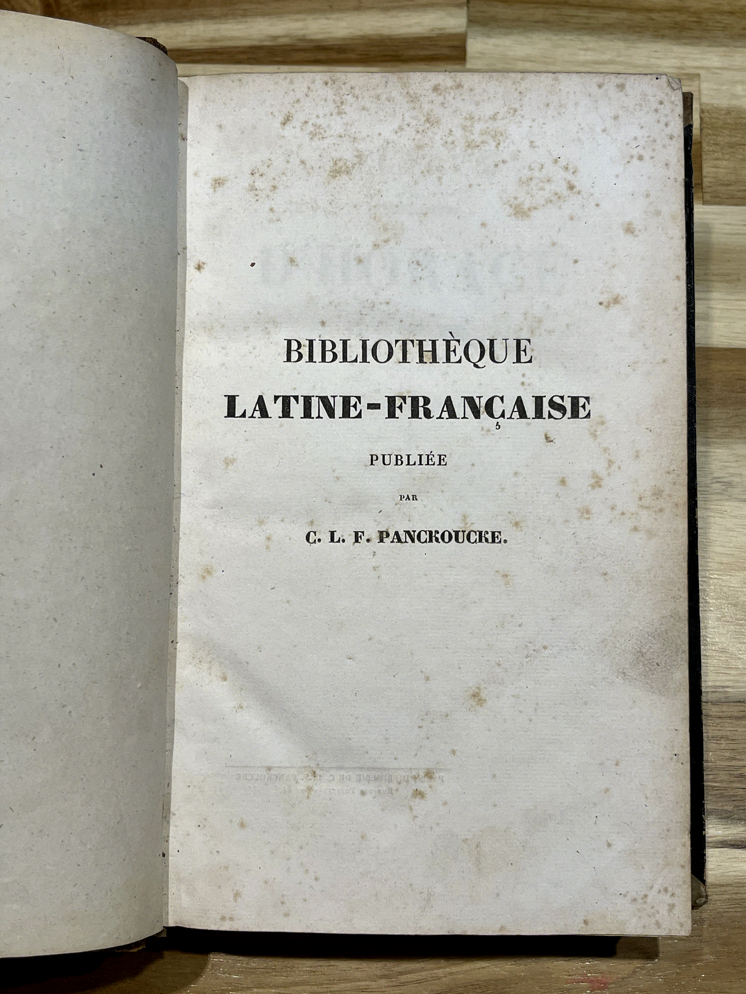 Œuvres Complètes d’Horace – Tome II – Édition bilingue Latin/Français de 1832 – C.L.F. Panckoucke – Reliure XIXe siècle