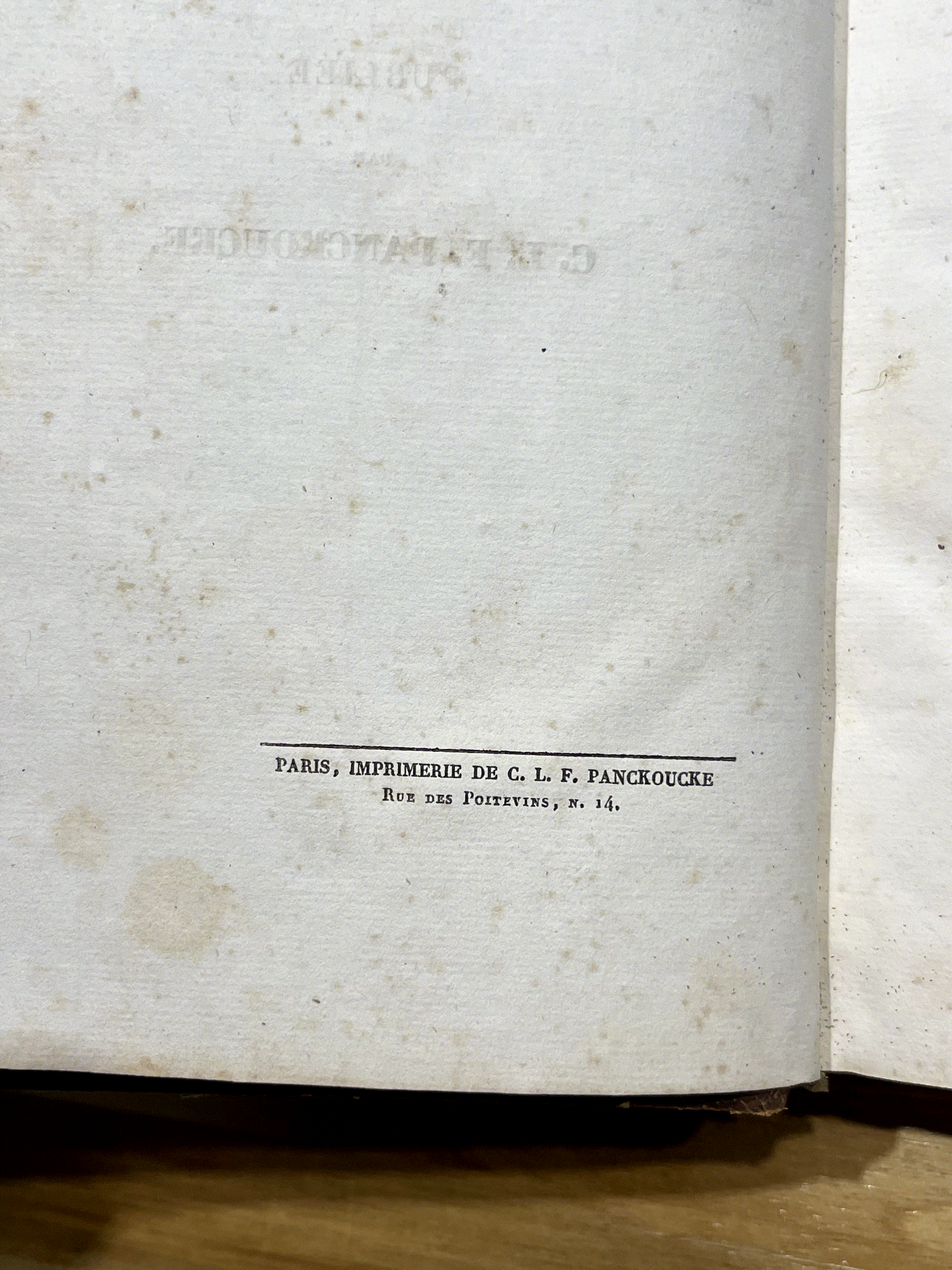 Œuvres Complètes d’Horace – Tome II – Édition bilingue Latin/Français de 1832 – C.L.F. Panckoucke – Reliure XIXe siècle