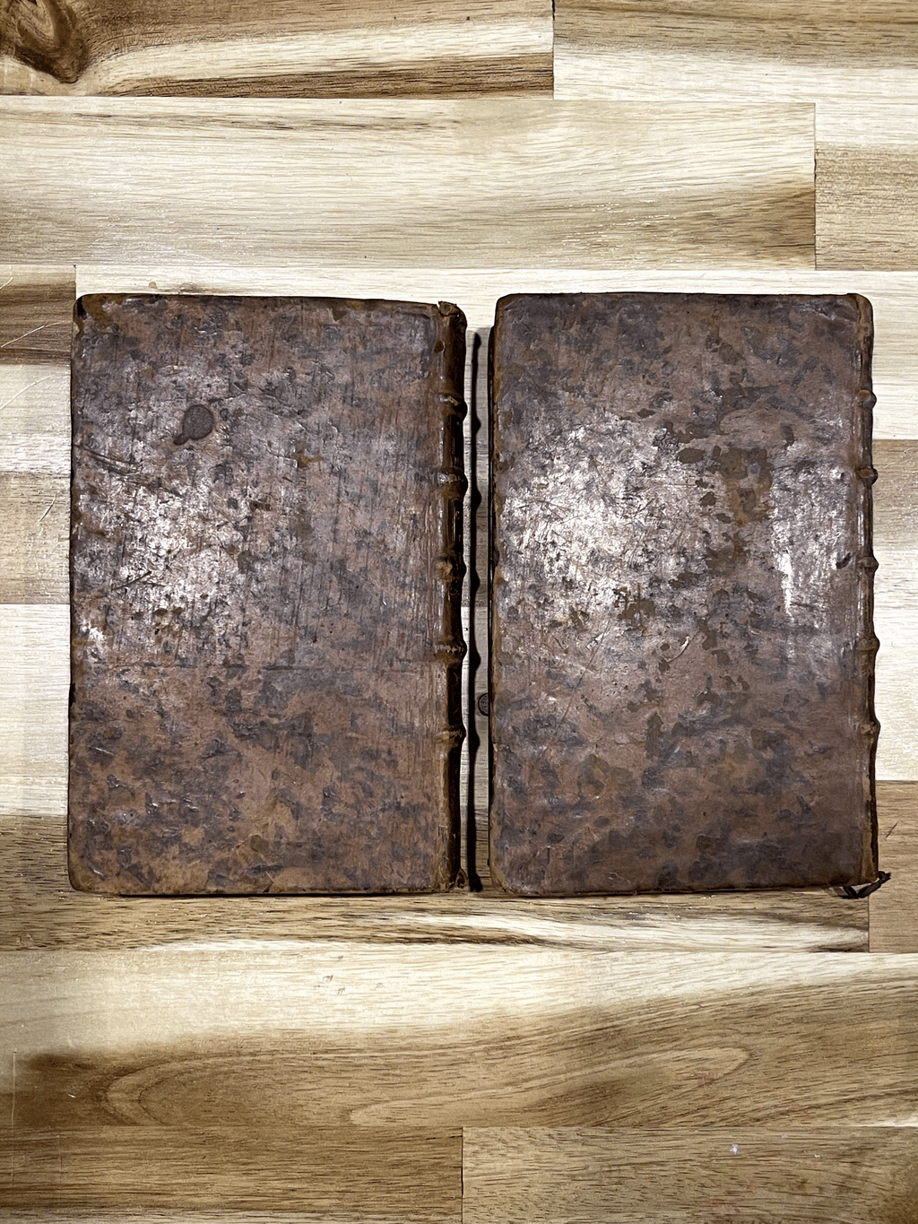 Paire de livres anciens reliés en plein cuir – Sermons de Massillon – Carême – Édition de 1769 – XVIIIe siècle