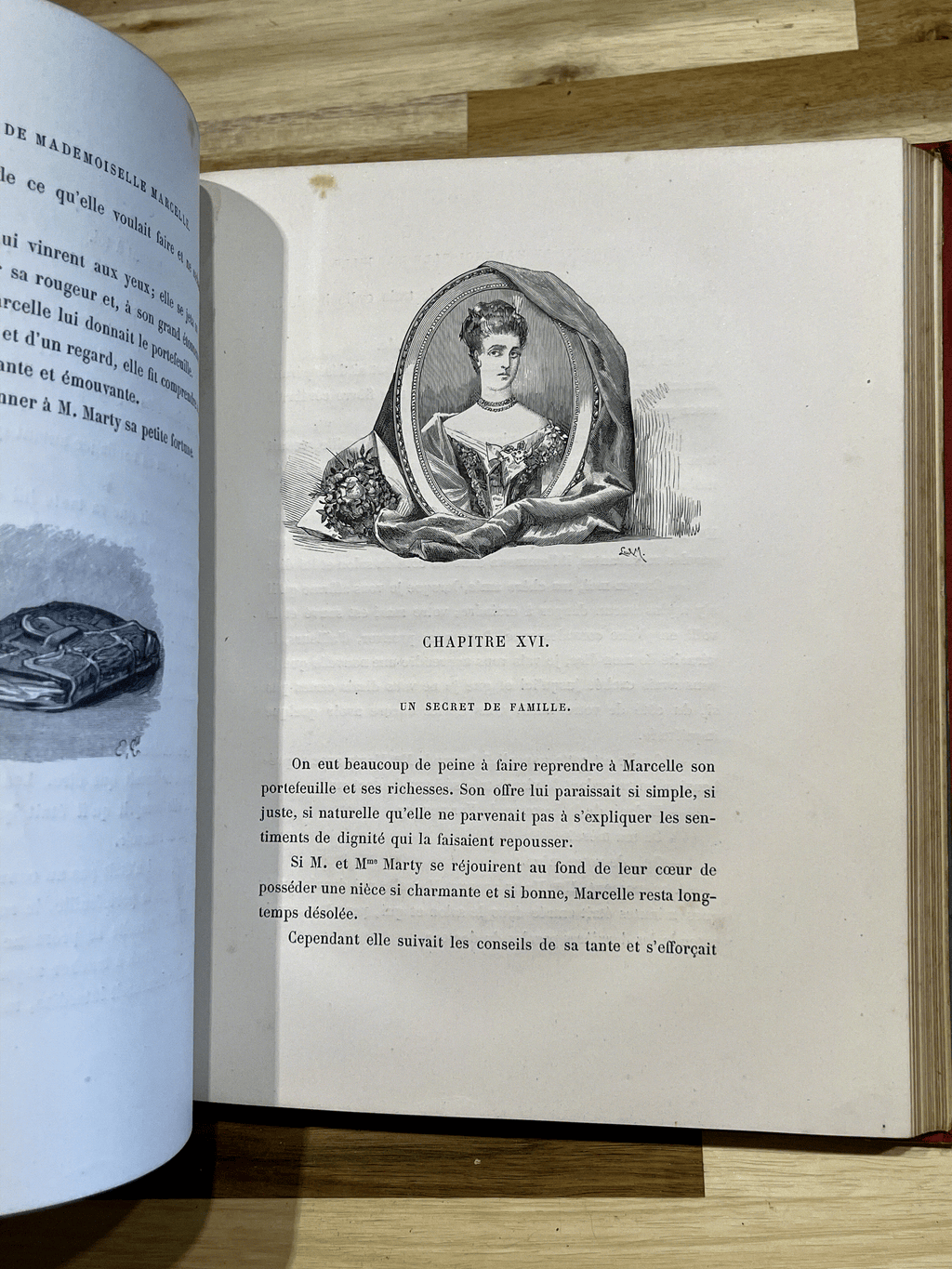 Les Projets de Mademoiselle Marcelle et les étonnements de M. Robert – Émile Desbeaux – Cartonnage illustré de 1885