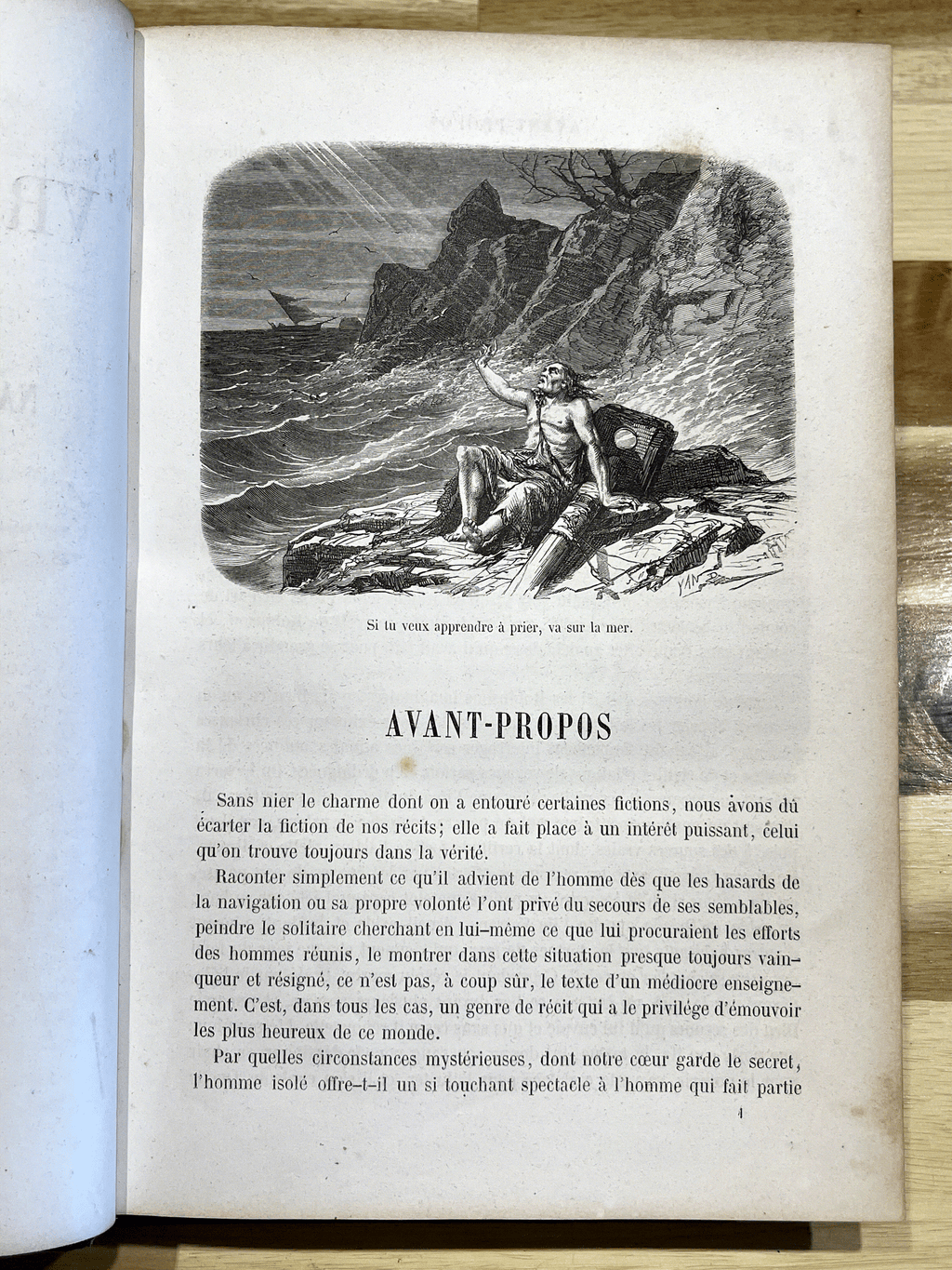 Les Vrais Robinsons – Ferdinand Denis & Victor Chauvin – Édition illustrée de 1863 – Reliure ancienne
