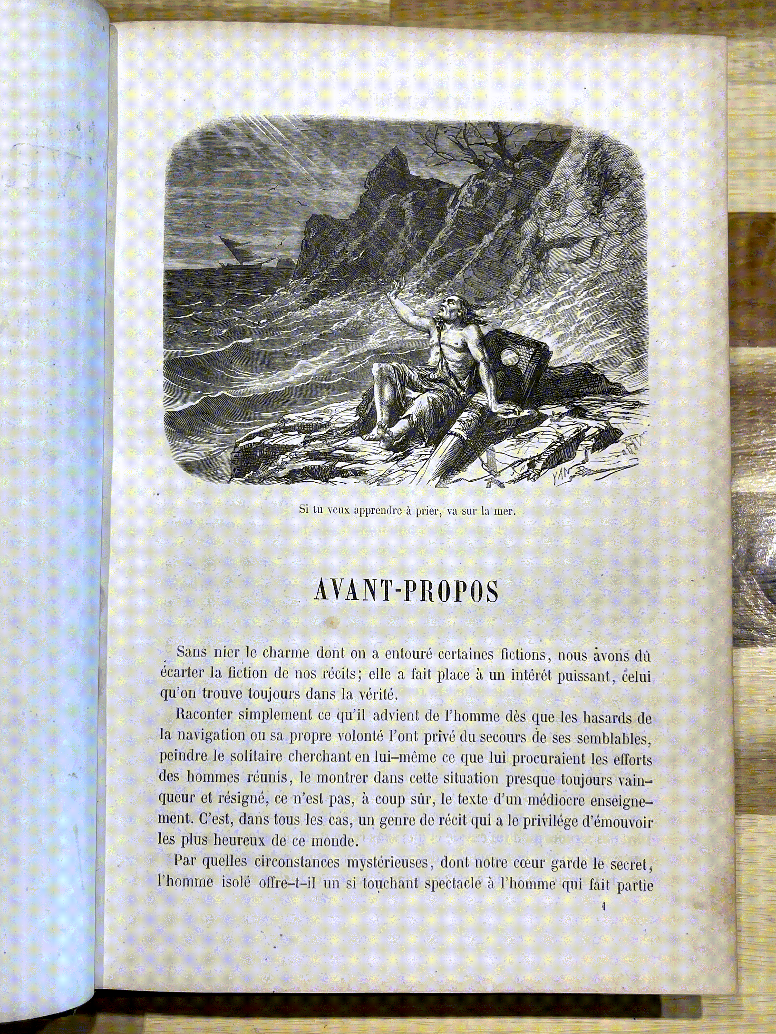 Les Vrais Robinsons – Ferdinand Denis & Victor Chauvin – Édition illustrée de 1863 – Reliure ancienne