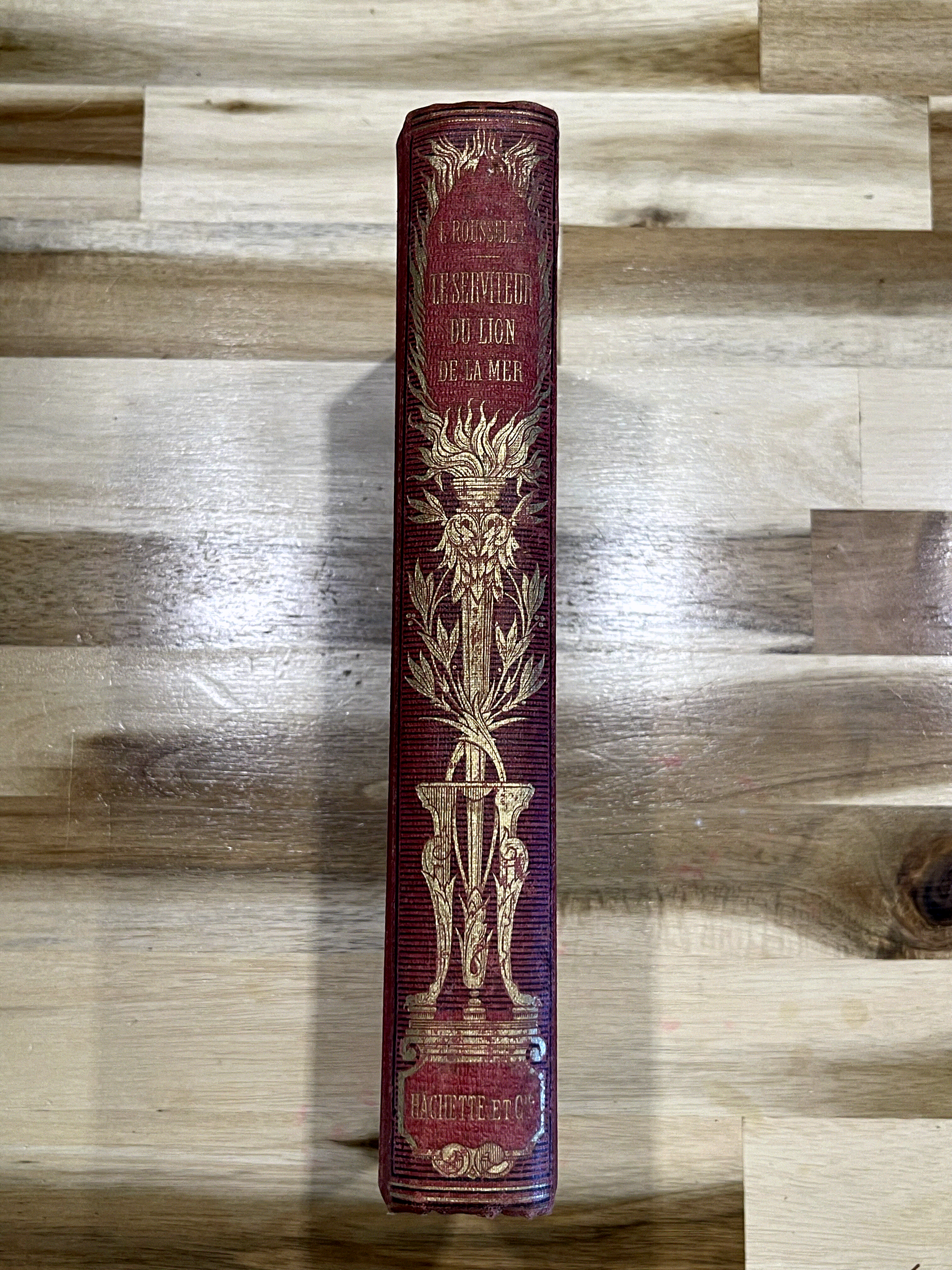 Le Serviteur du Lion de la Mer – Louis Rousselet – Superbe cartonnage Hachette illustré par JOB – 1906