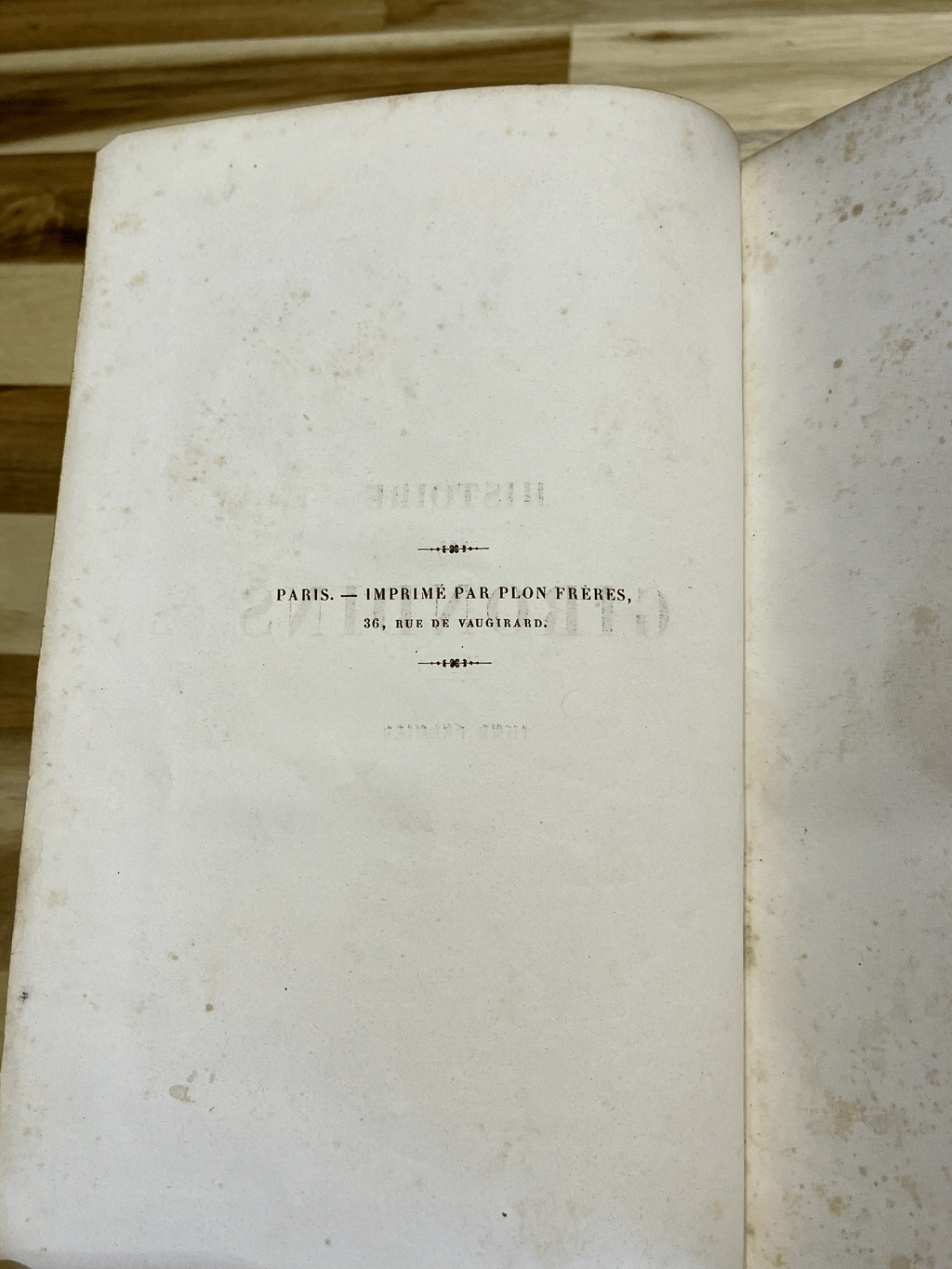 Histoire des Girondins – Tome Premier – Alphonse de Lamartine – Édition de 1847 illustrée