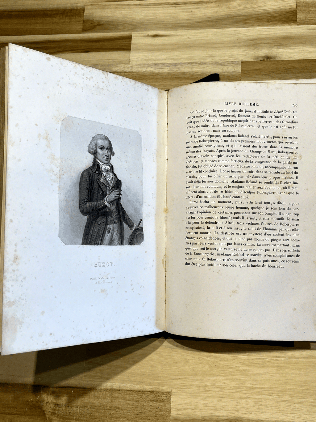 Histoire des Girondins – Tome Premier – Alphonse de Lamartine – Édition de 1847 illustrée