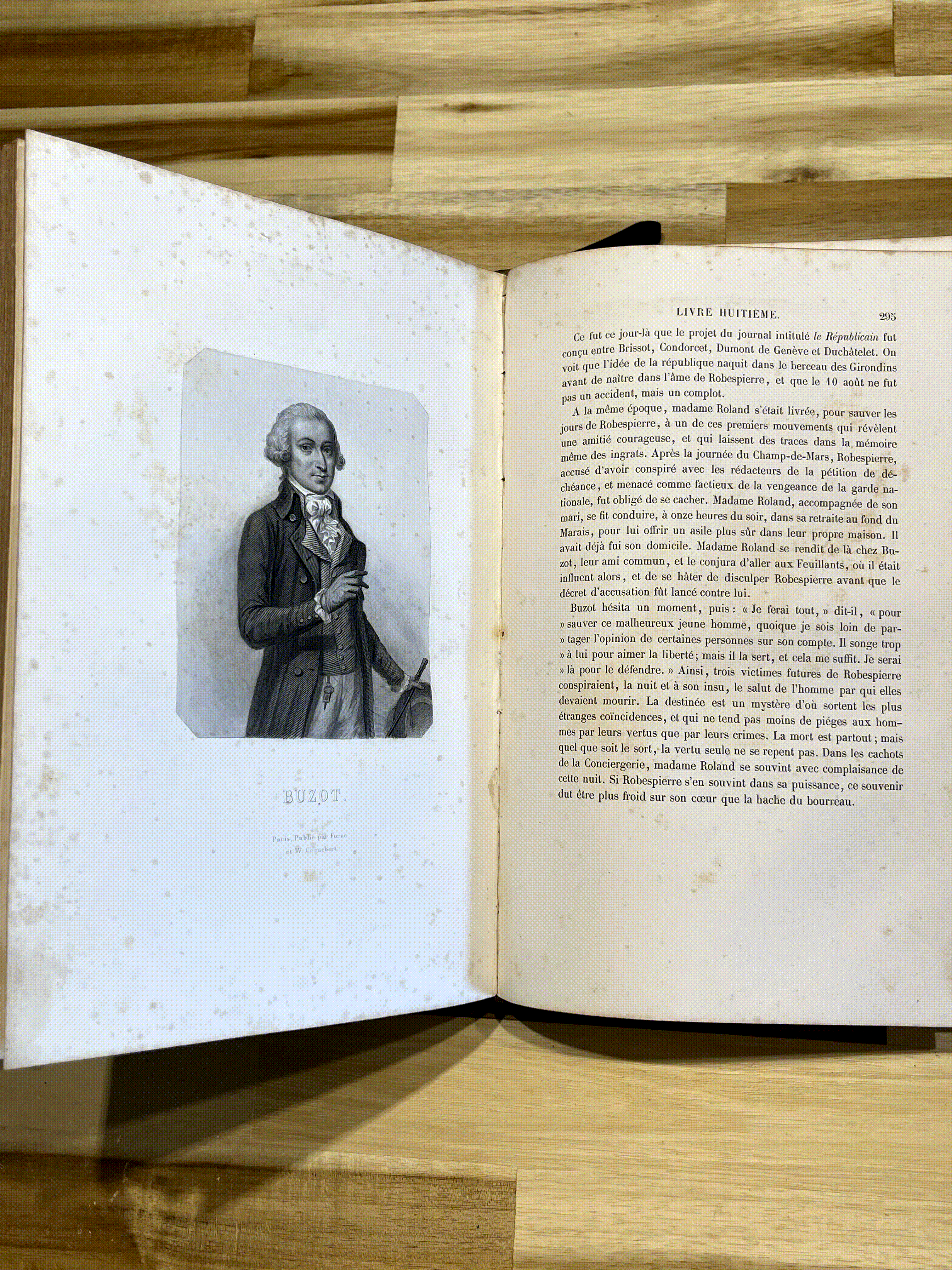 Histoire des Girondins – Tome Premier – Alphonse de Lamartine – Édition de 1847 illustrée
