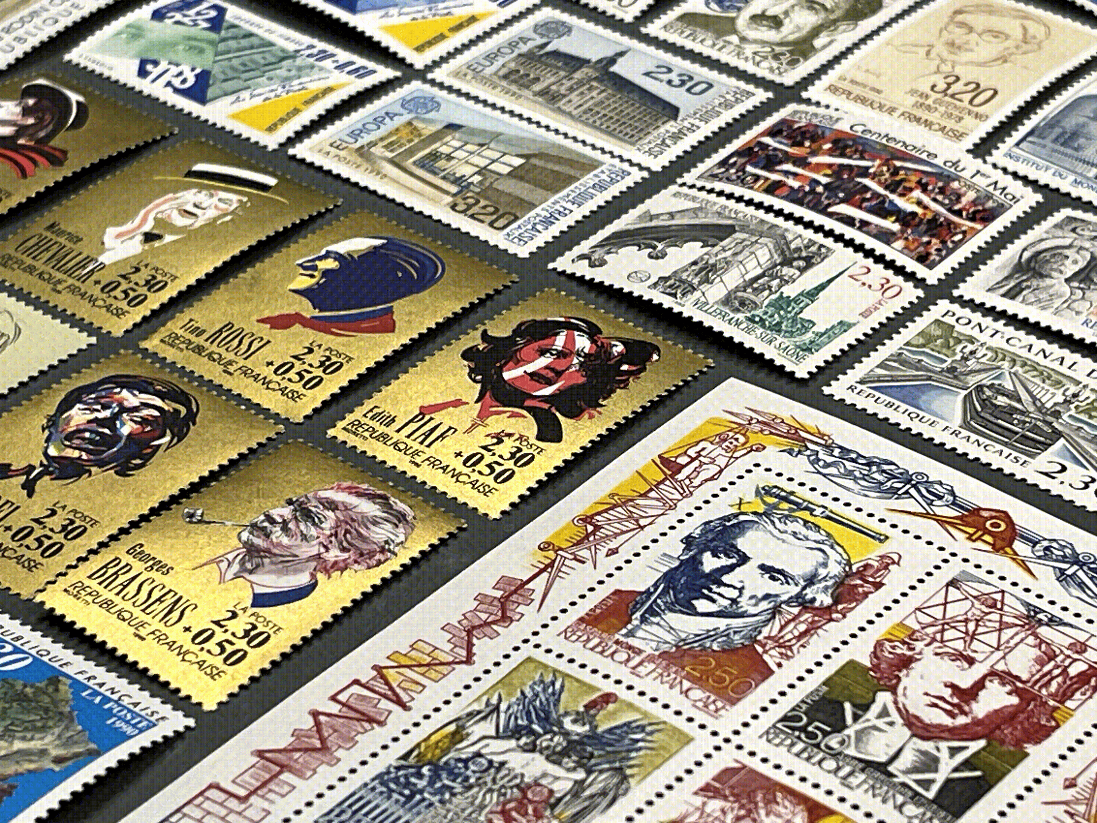 Timbre France Collection - Année 1990 complète - NEUFS** sans charnière - MNH + Carnets