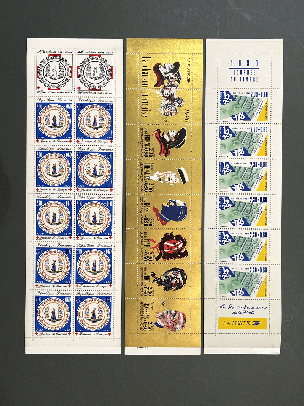 Timbre France Collection - Année 1990 complète - NEUFS** sans charnière - MNH + Carnets