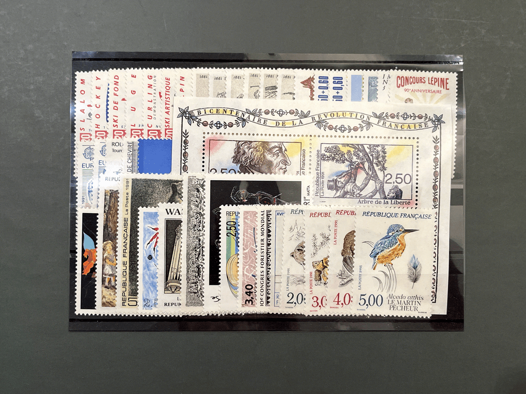 Timbre France Collection - Année 1991 complète - NEUFS** sans charnière - MNH