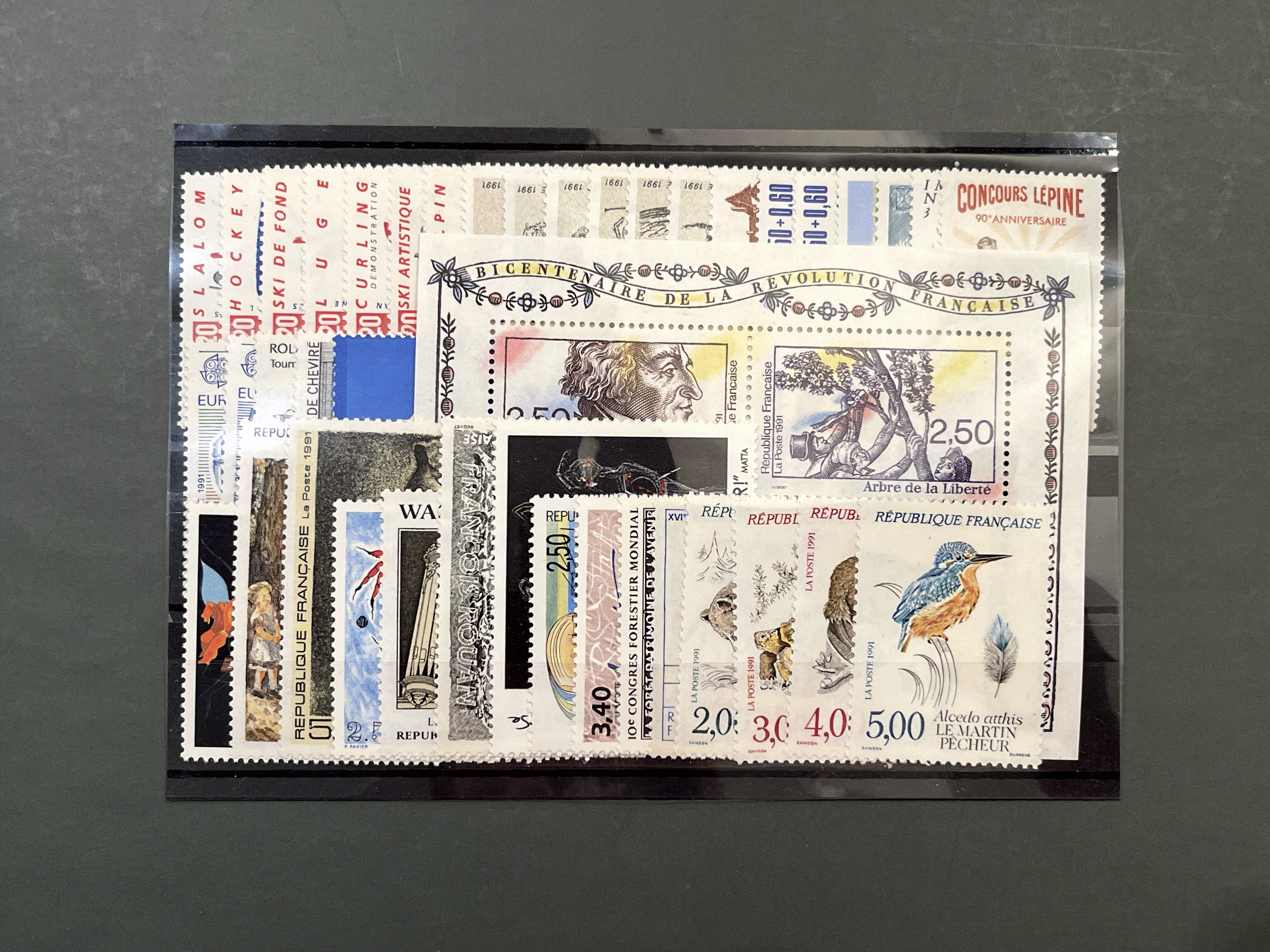 Timbre France Collection - Année 1991 complète - NEUFS** sans charnière - MNH