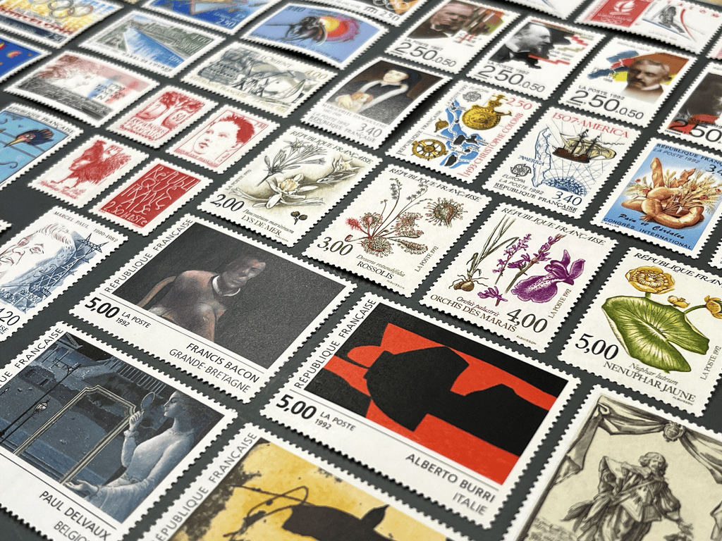 Timbre France Collection - Année 1992 complète - NEUFS** sans charnière - MNH + Bloc + Carnets