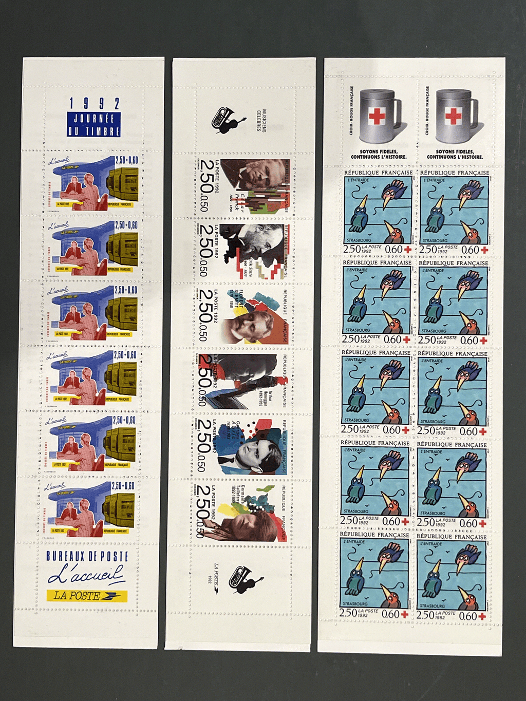 Timbre France Collection - Année 1992 complète - NEUFS** sans charnière - MNH + Bloc + Carnets
