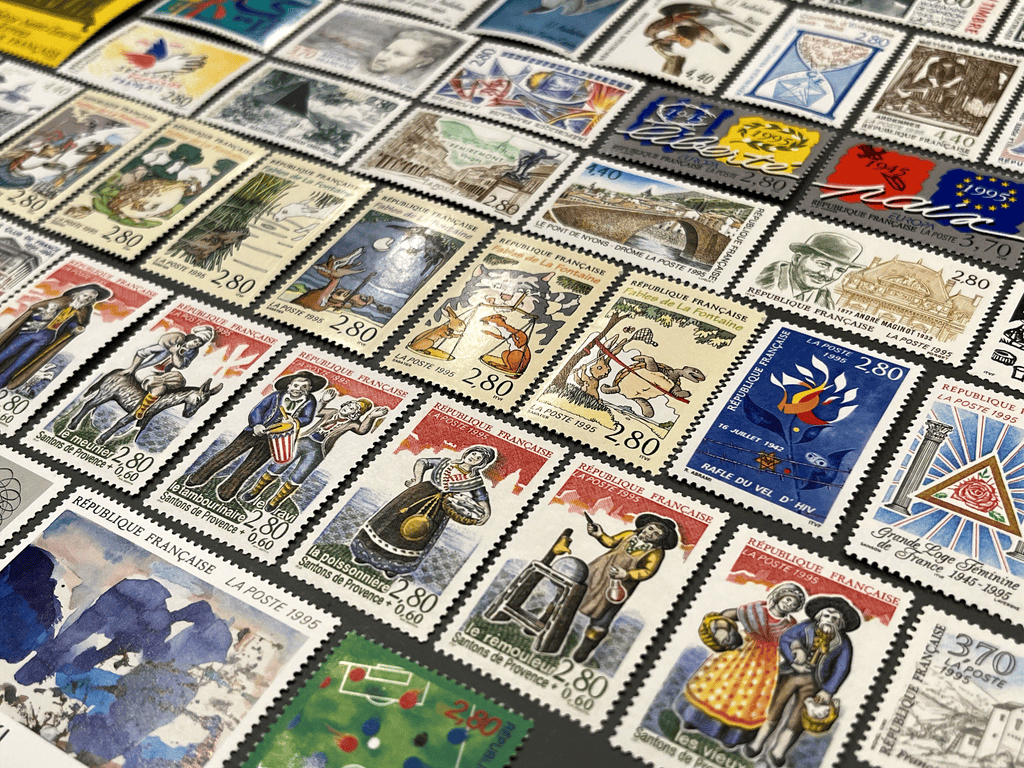 Timbre France Collection - Année 1995 complète - NEUFS** sans charnière - MNH + Bloc + Carnets