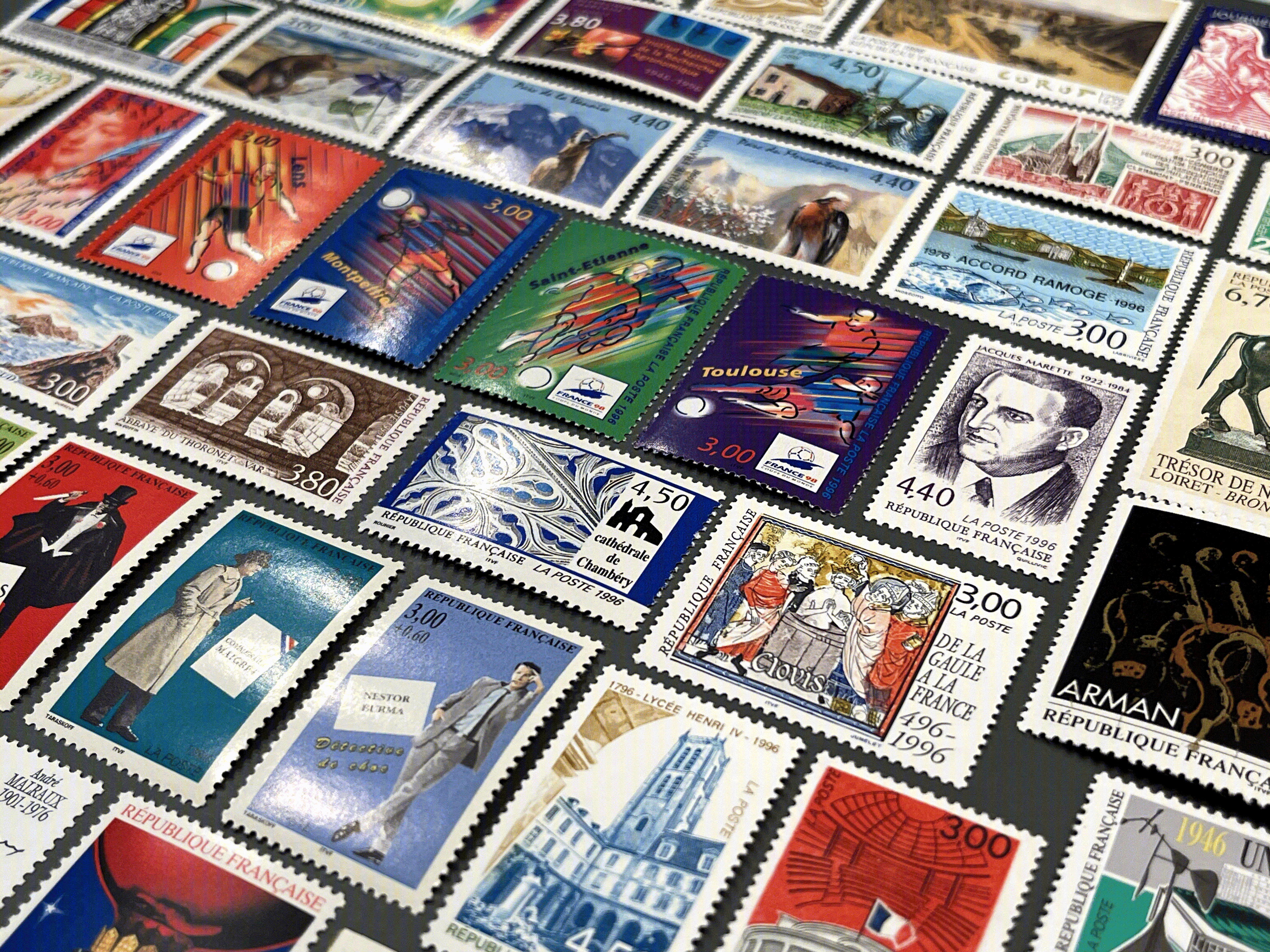 Timbre France Collection - Année 1996 complète - NEUFS** sans charnière - MNH + Carnets