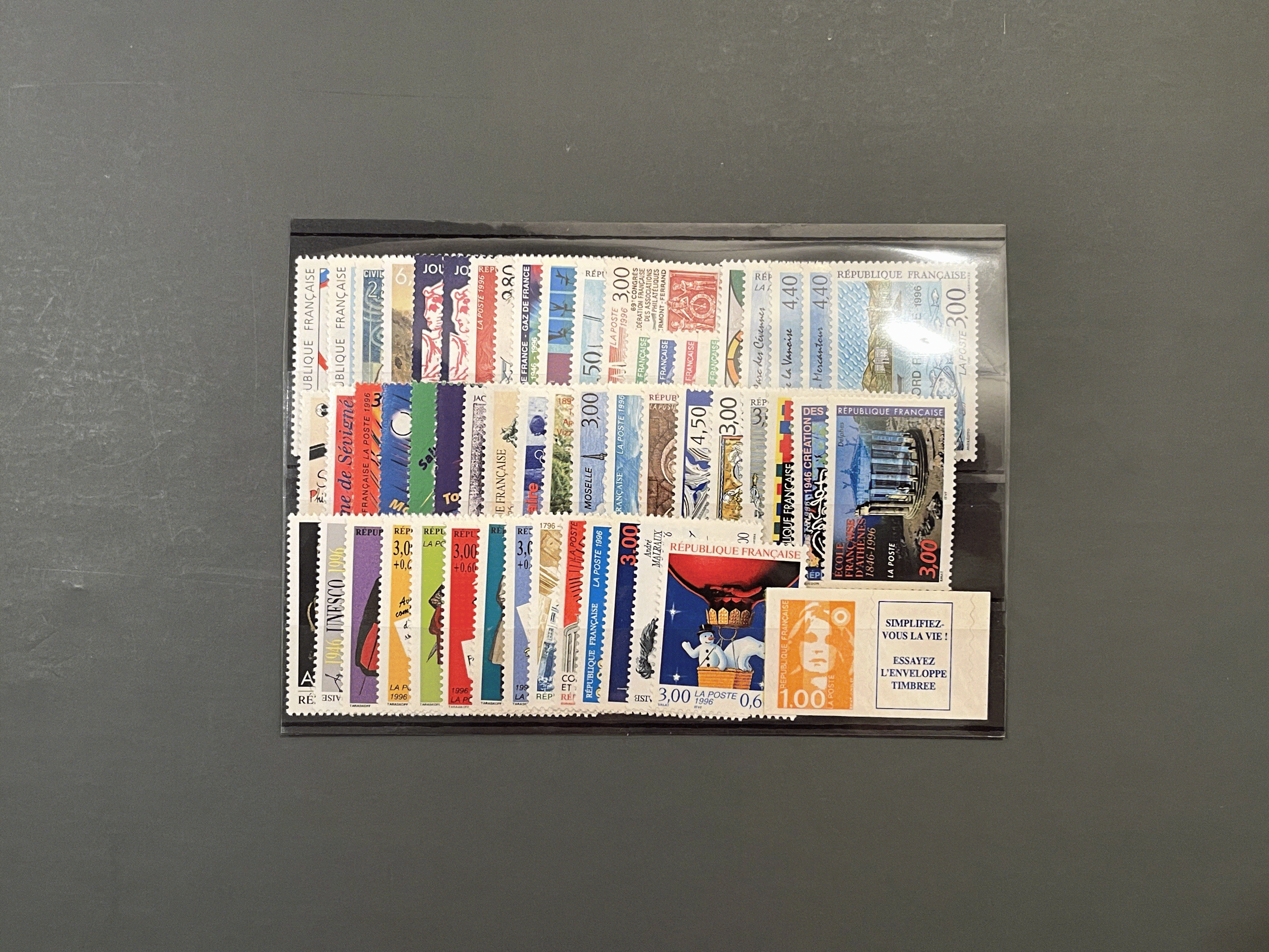 Timbre France Collection - Année 1996 complète - NEUFS** sans charnière - MNH